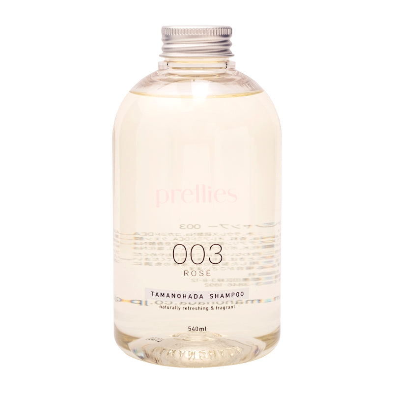 TAMANOHADA 003 Rose Shampoo 540ml - Natural Hair Care for Dry & Damaged Hair - Sulfate-Free & Hydrating Formula - Perfect for Daily Use & Salon-Quality Results at Home