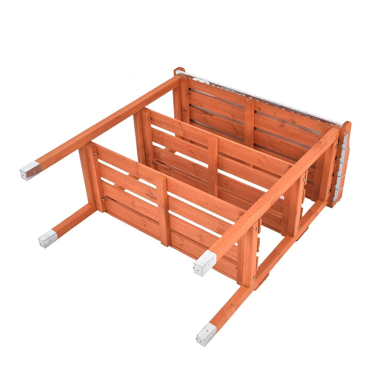 Sturdy Solid Wood Outdoor Garden Potting Bench with Shelves - Heavy Duty Planting Workstation for Gardening, Potting, and Organizing Tools - Perfect for Backyard, Greenhouse, and DIY Projects (Series 3)
