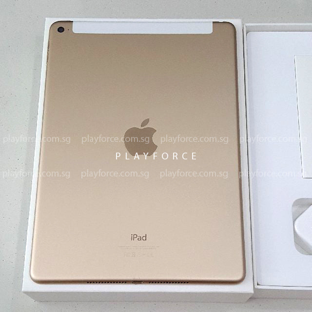 Apple iPad Air 2 64GB WiFi + Cellular - Gold (Renewed) - Perfect for Work, Travel & Entertainment
