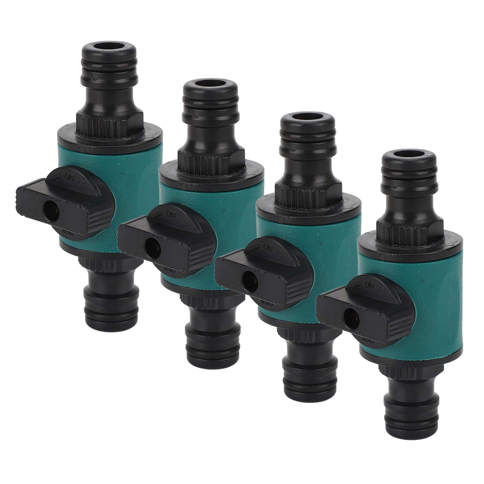 Water Hose Quick Connector Set - 4pcs Leak-Proof Plastic Fittings for Garden, Greenhouse & Irrigation Systems | Durable Replacement Parts for Outdoor Watering