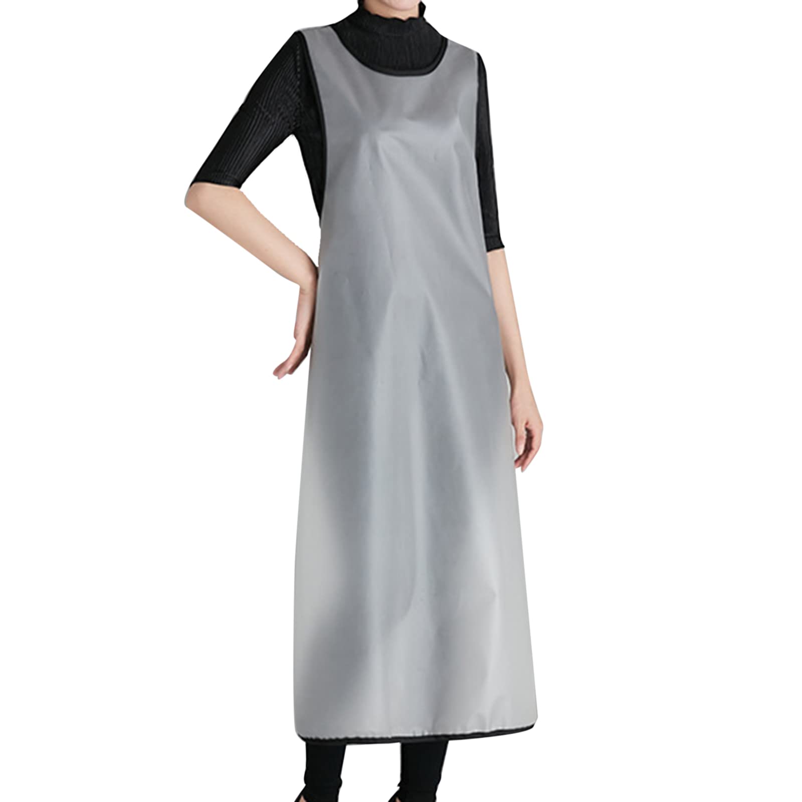 Waterproof Dog Grooming Apron for Men & Women - Heavy Duty Long TPU Cleaning Apron for Pet Care, Cooking, Gardening & Industrial Work - Ideal for Professional Groomers, Chefs & Gardeners