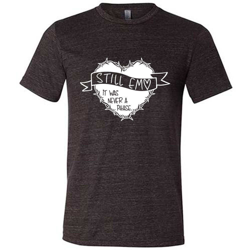 Still Emo It Was Never A Phase T-Shirt - Unisex Vintage Emo Style Tee for Concerts, Festivals & Alternative Fashion