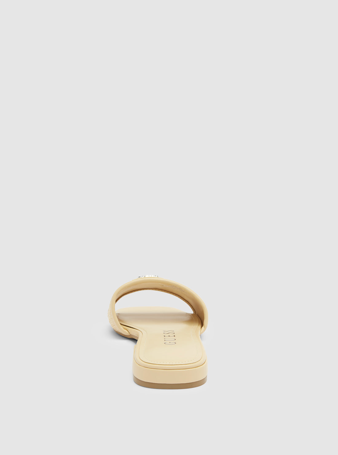Beige Tamsey Slide Sandals for Women - Comfortable Summer Casual Shoes with Soft Cushioning - Perfect for Beach, Poolside & Vacation Wear