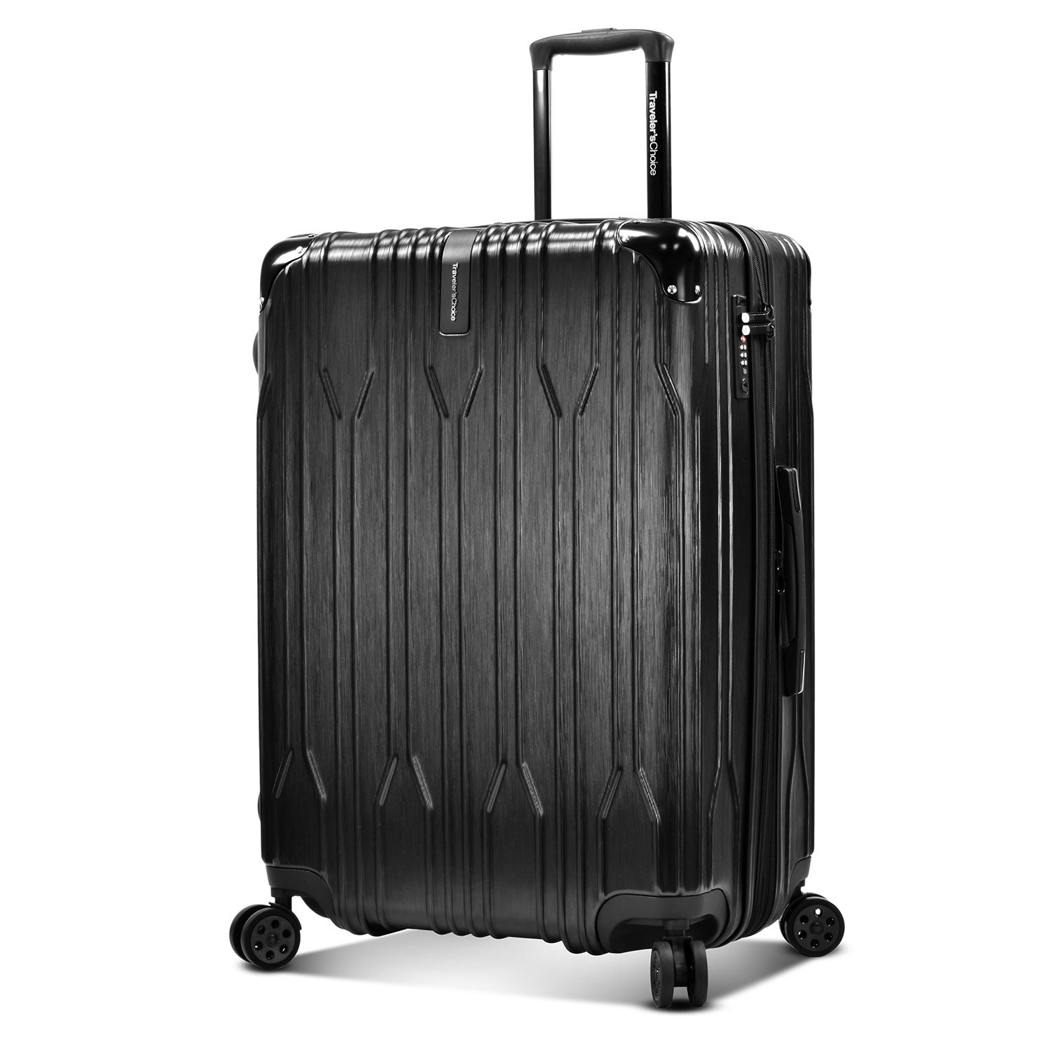 Bell Weather Large Checked Luggage - Durable Spinner Suitcase with Expandable Design for Travel & Business Trips | Perfect for International Flights & Weekend Getaways