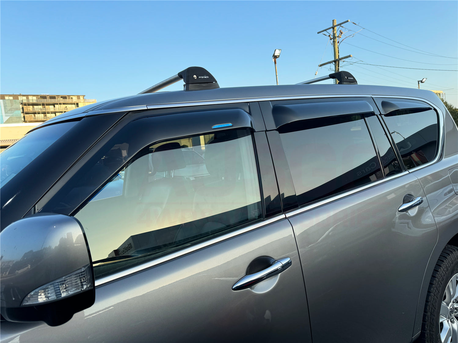 Nissan Patrol Y62 2012-2019 Wide Weather Shields & Bonnet Protector - Durable Car Accessories for Off-Road & All-Weather Protection