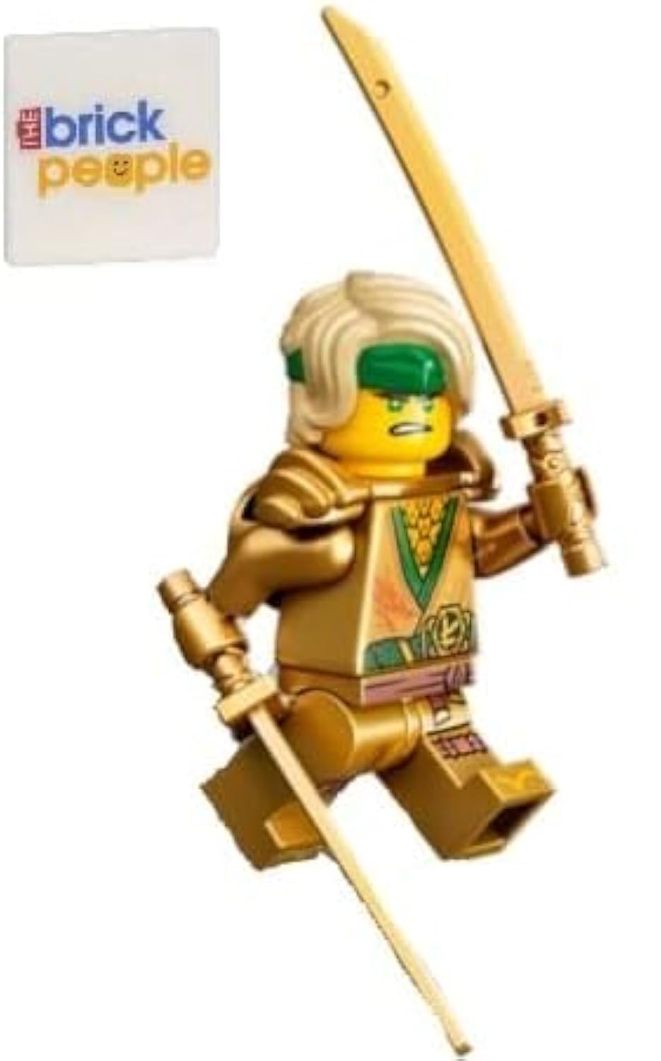 LEGO Ninjago Golden Ninja Lloyd Garmadon with 2 Swords & Golden Dragon Sword – Collectible Action Figure for Kids & Fans | Perfect for Playtime, Display & Ninjago Themed Parties
