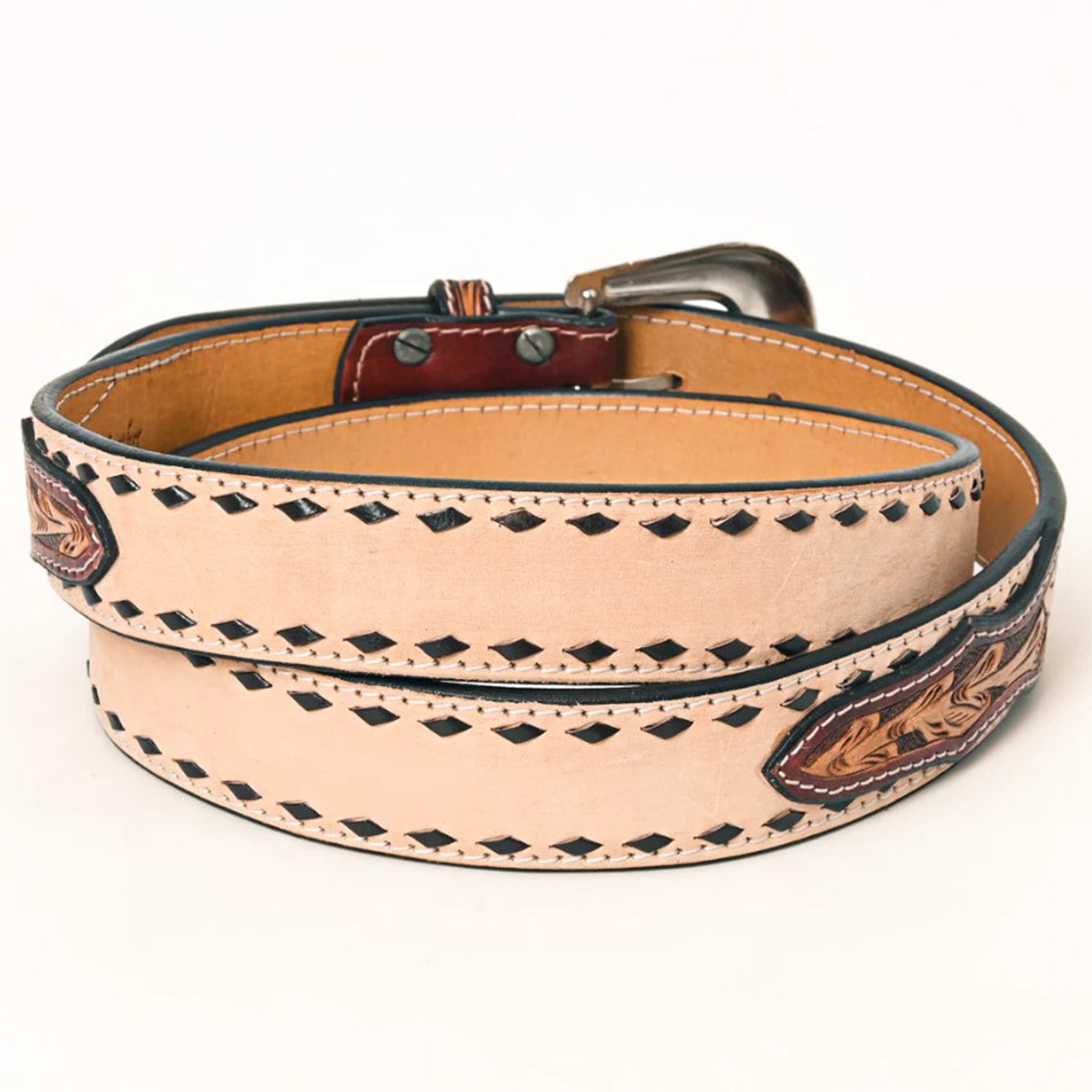 American Darling Women's Stitched Belt - Stylish Adjustable Waist Belt for Jeans, Dresses & Outfits | Perfect for Casual, Office & Party Wear