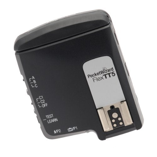 PocketWizard FlexTT5 Wireless Transceiver for Nikon i-TTL Flash System - Perfect for Studio Photography & Off-Camera Flash Setups
