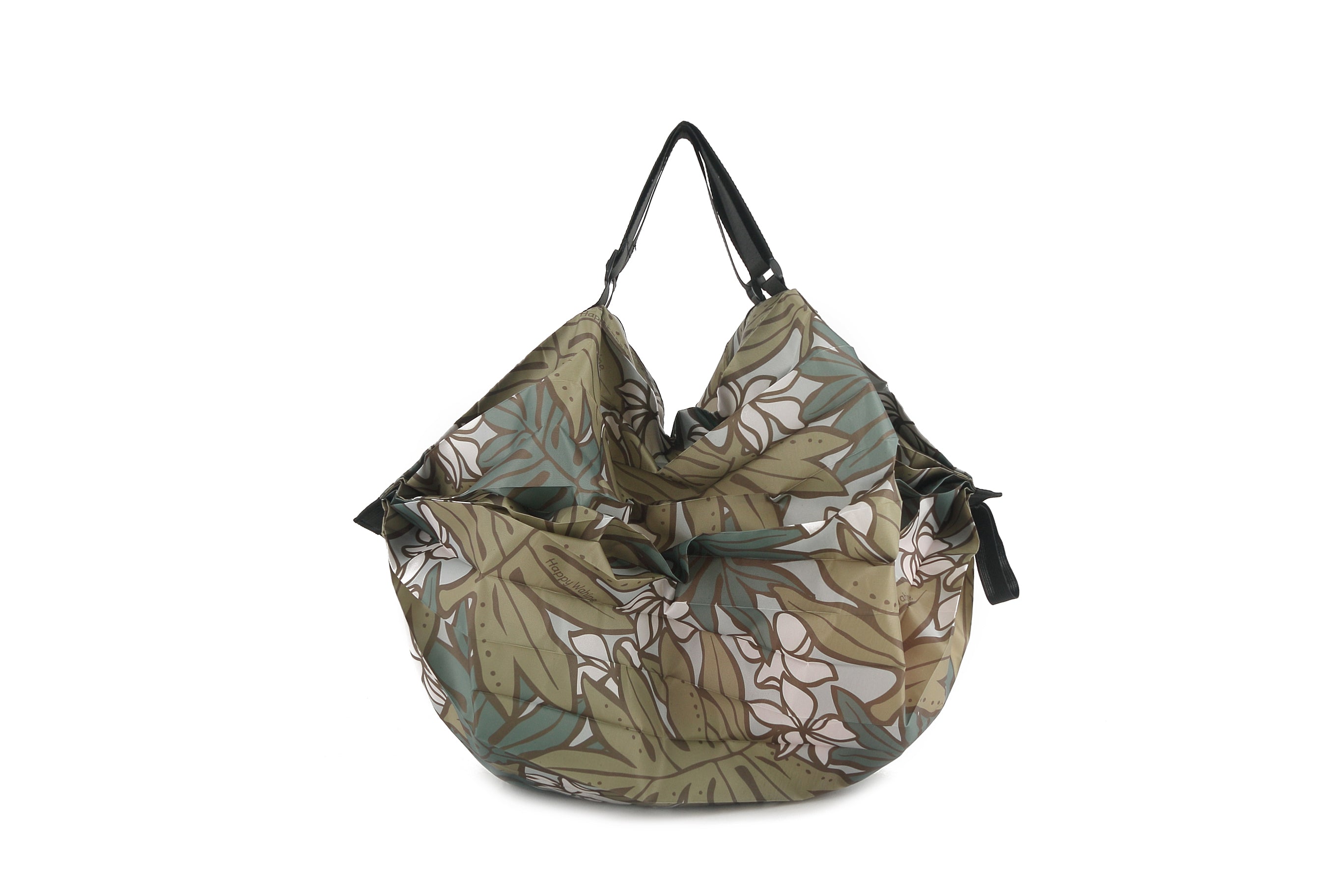 Foldable Reusable Shopping Bag - Jazmine Lauae Camo Print - Eco-Friendly Grocery Tote for Shopping, Travel & Beach - Compact & Lightweight