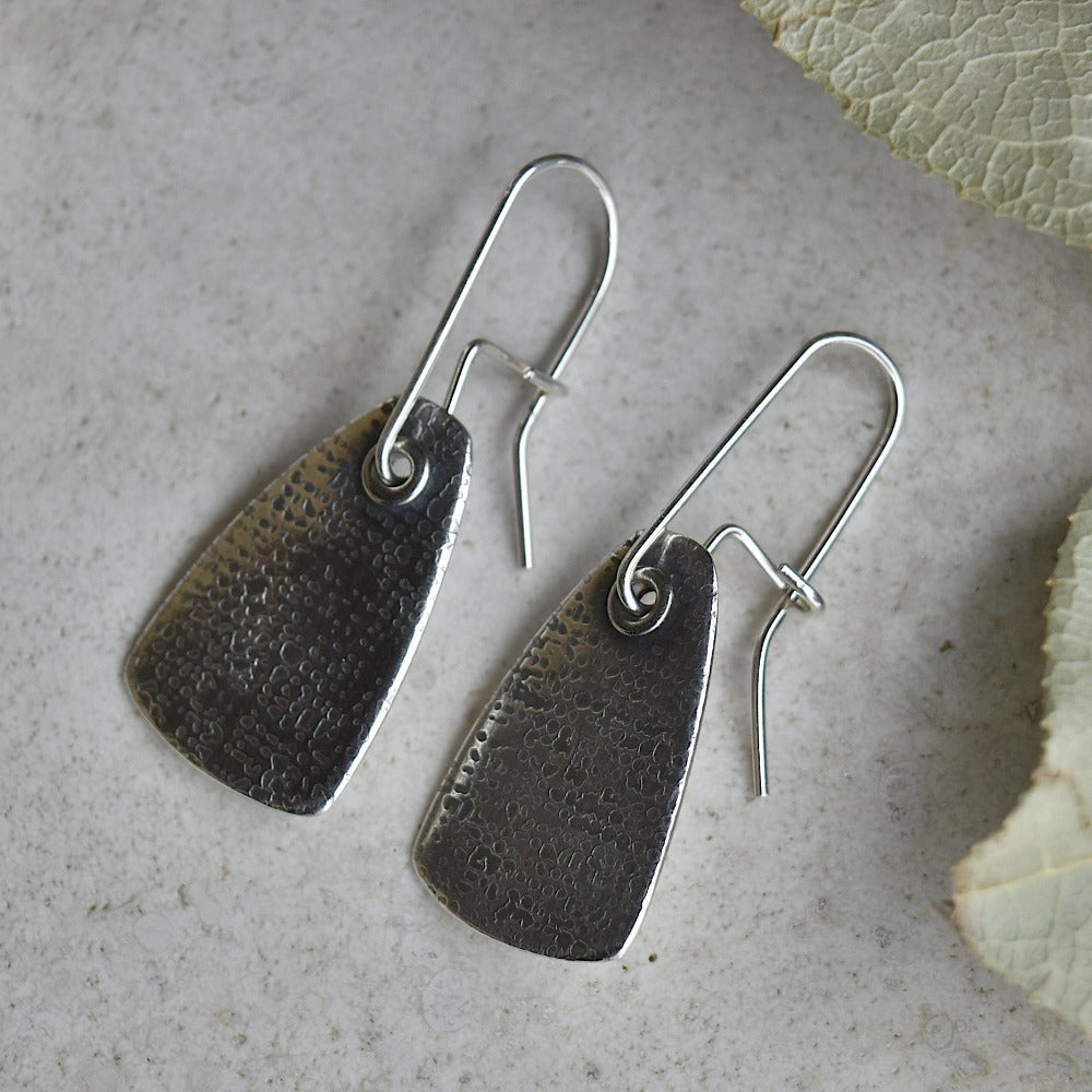 Elegant Linen Pattern Shield Drop Earrings for Women - Perfect for Weddings, Parties & Everyday Wear