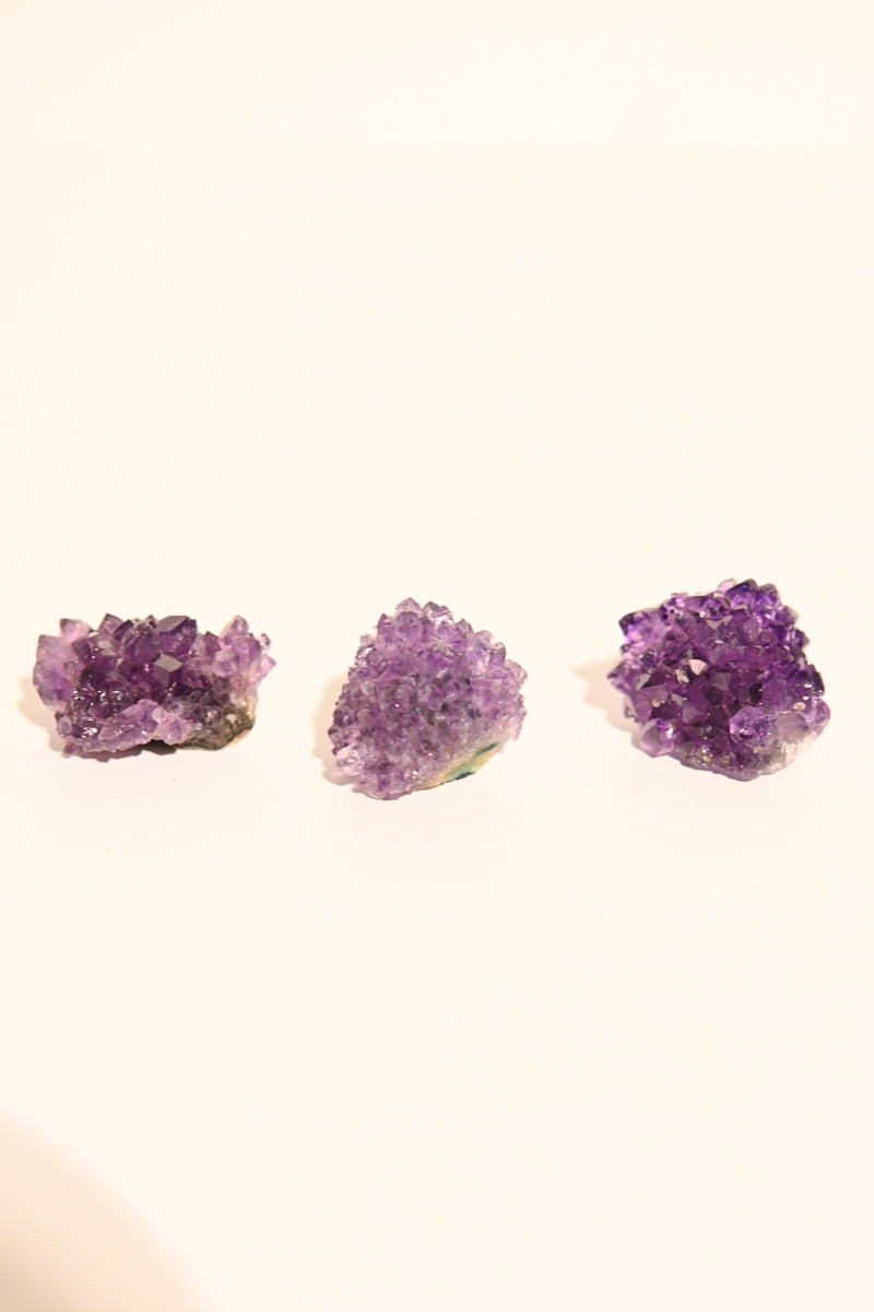 Natural Mini Amethyst Flower Cluster - Healing Crystal for Meditation, Home Decor & Jewelry Making | Perfect for Spiritual Gifts, Yoga Spaces & Crystal Collections
