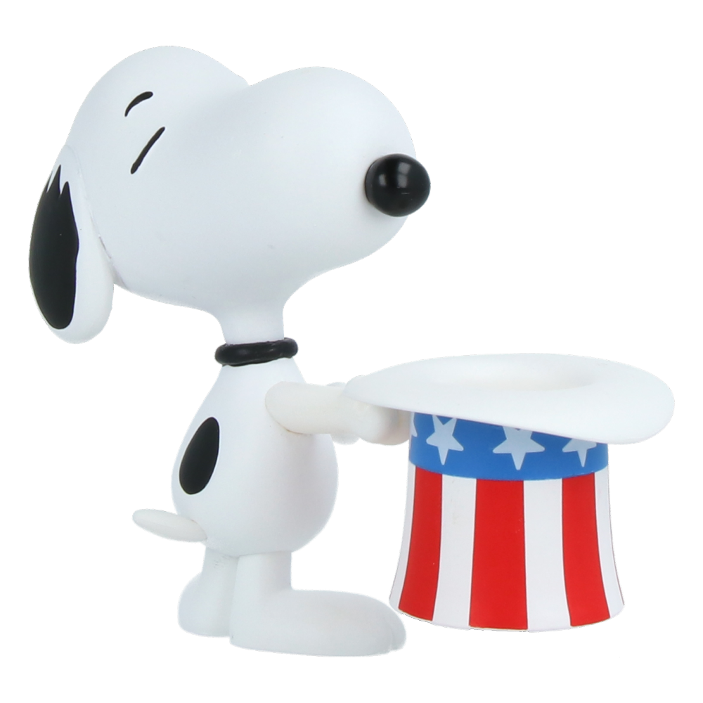 Peanuts Series 15 Americana Uncle Snoopy UDF Figurine - Collectible Snoopy Statue for Home Decor, Office Display & Gift for Peanuts Fans