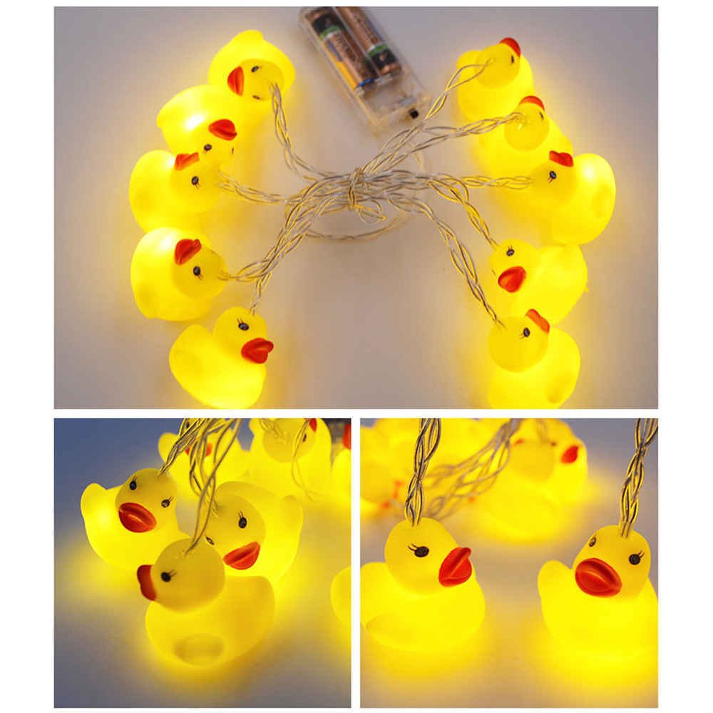 Charmgle Animal Night Light - LED String Duck Lamp for Kids Bedroom, Nursery, Christmas Decor - Perfect for Bedtime, Parties & Holiday Decorations