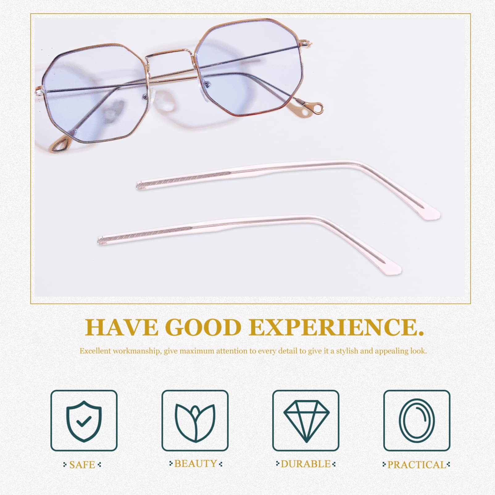3 Pairs Anti-Slip Glasses Hooks - Nose & Ear Grips for Men & Women - Perfect for Sports & Reading