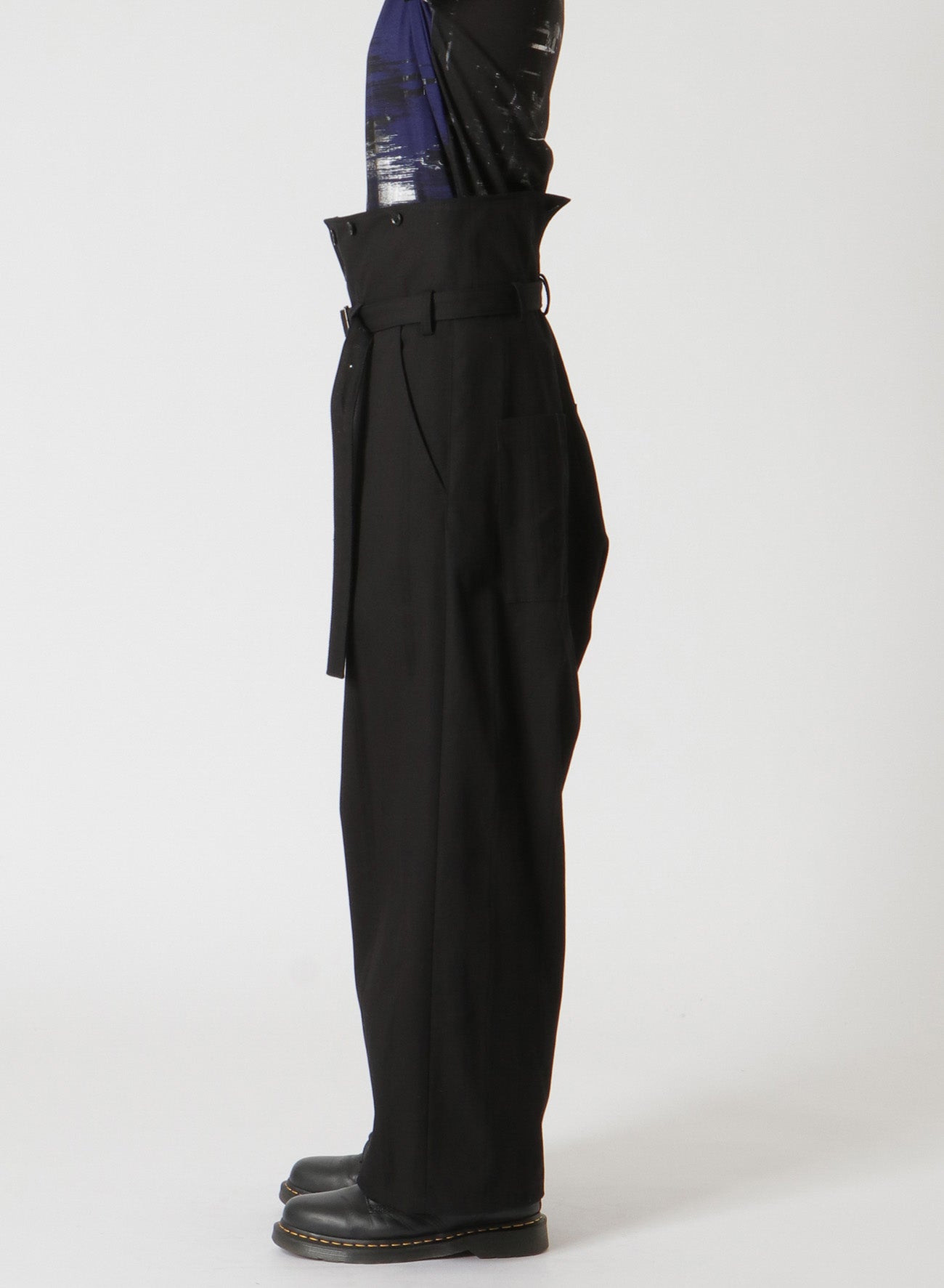 DOBBY CHINO BELTED HIGH WAIST PANTS for Women - Comfortable Slim Fit Trousers with Adjustable Waistband | Perfect for Office, Business Casual & Everyday Wear