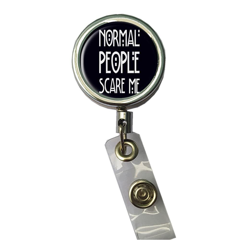BlackKey Personalized Retractable ID Badge Holder with Lanyard & Belt Clip - Custom Name ID Card Reel for Work, School & Events - Durable & Adjustable Security Badge Holder for Office, Hospital & Conventions
