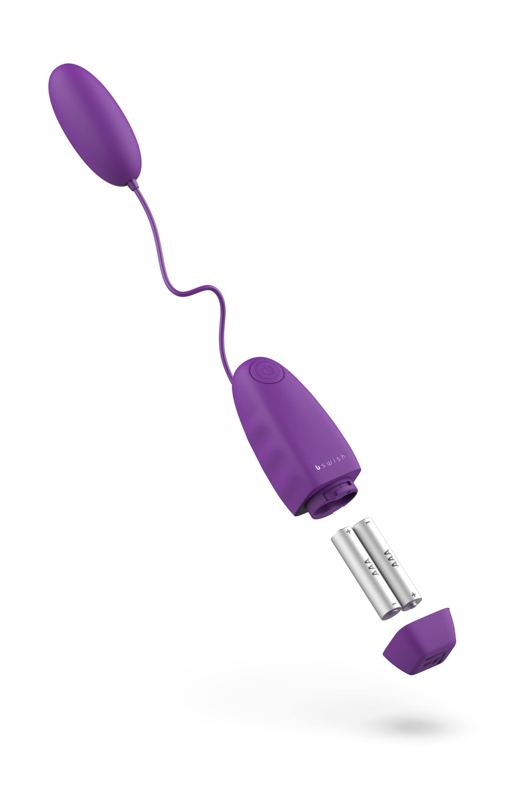 B Swish Bnaughty Classic Bullet Vibrator - Rechargeable Remote Control Vibrator for Women with 5 Powerful Vibration Modes - G-Spot, Clitoral & Nipple Stimulation - Perfect for Couples Play & Solo Pleasure (Purple)