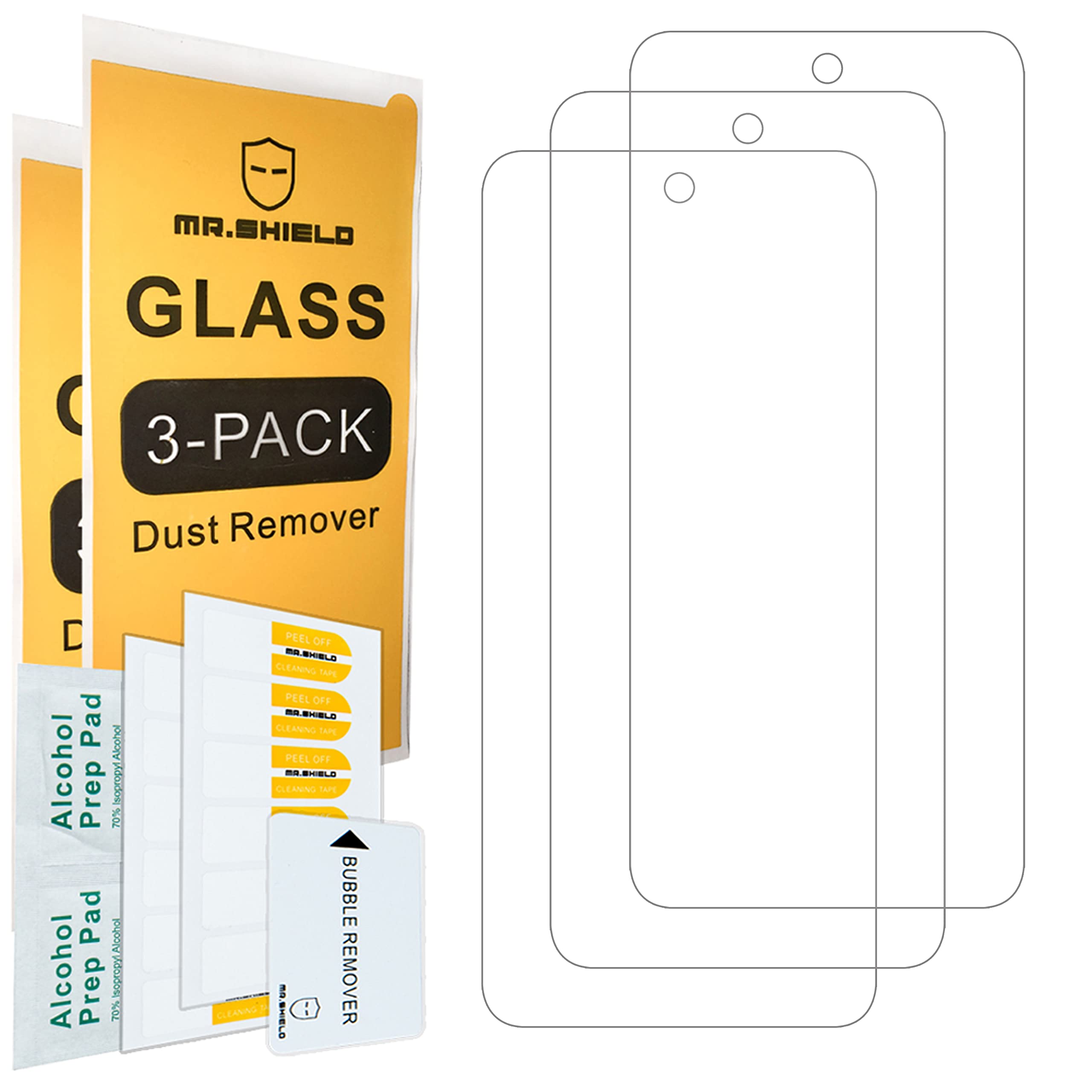 Mr.Shield 3-Pack Tempered Glass Screen Protector for Motorola Moto G Power 5G (2023) - 9H Hardness for Ultimate Protection