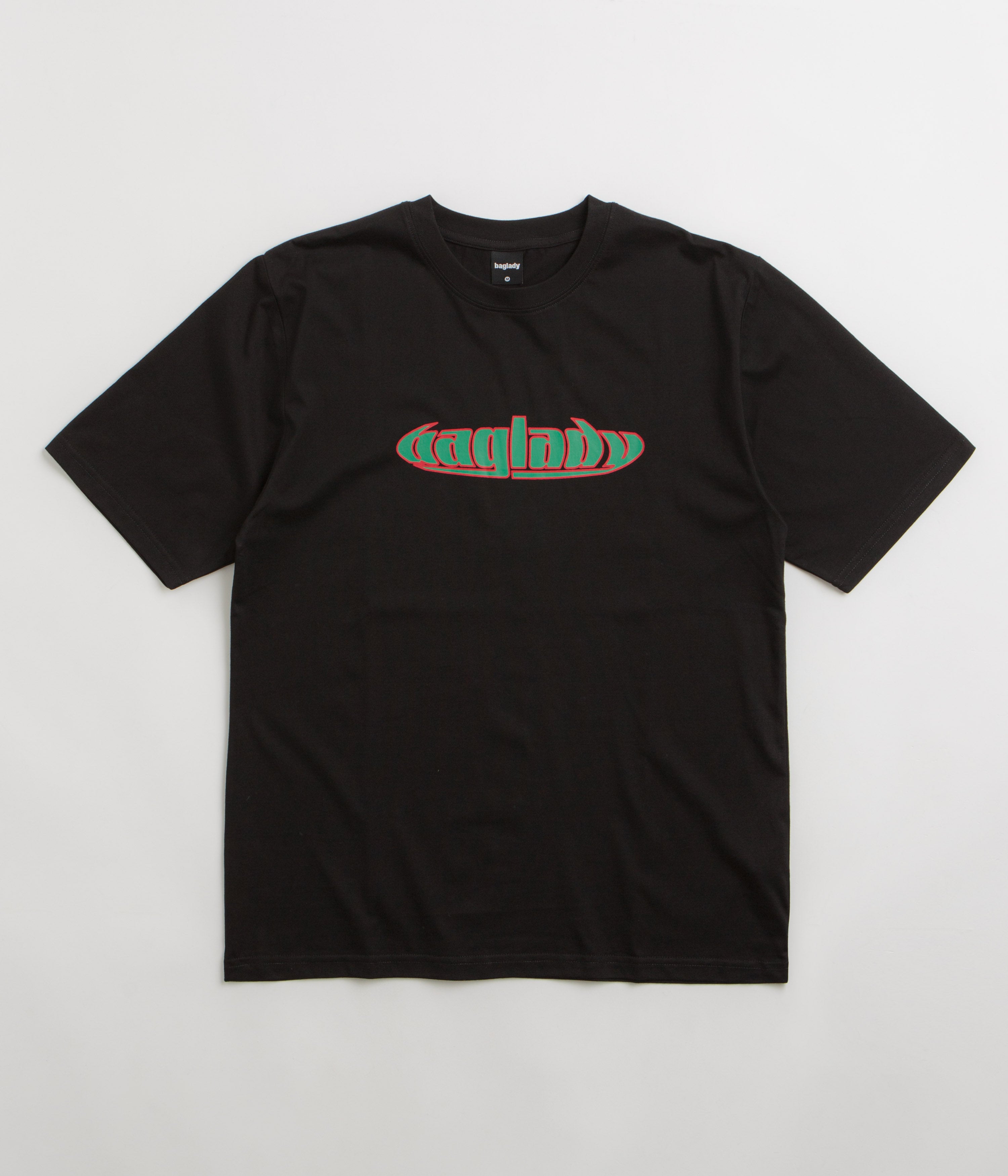 Baglady Warp T-Shirt for Women - Stylish Black Cotton Tee for Casual Wear, Street Fashion & Everyday Outfits
