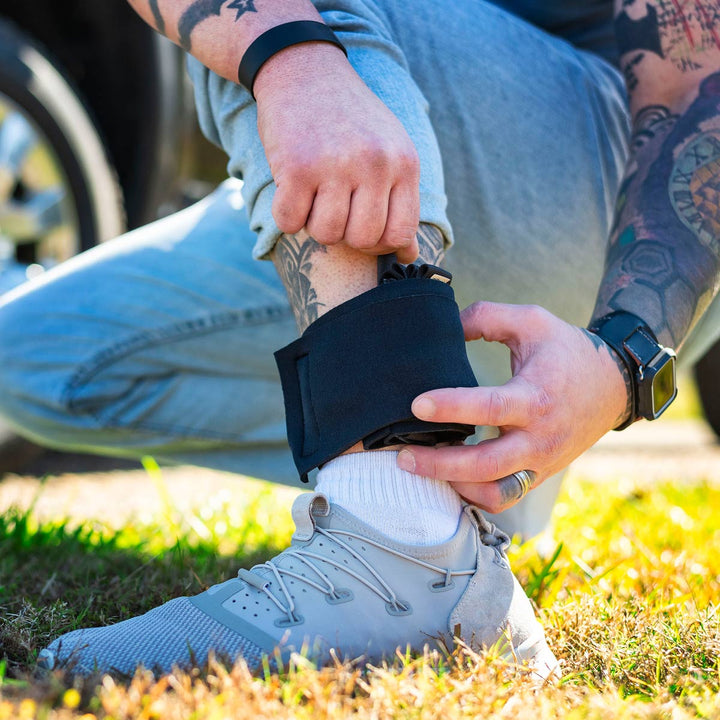 Best Ankle Tourniquet Holster for Emergency First Aid - Tactical Medical Gear for Outdoor Adventures, Hiking & Survival Kits