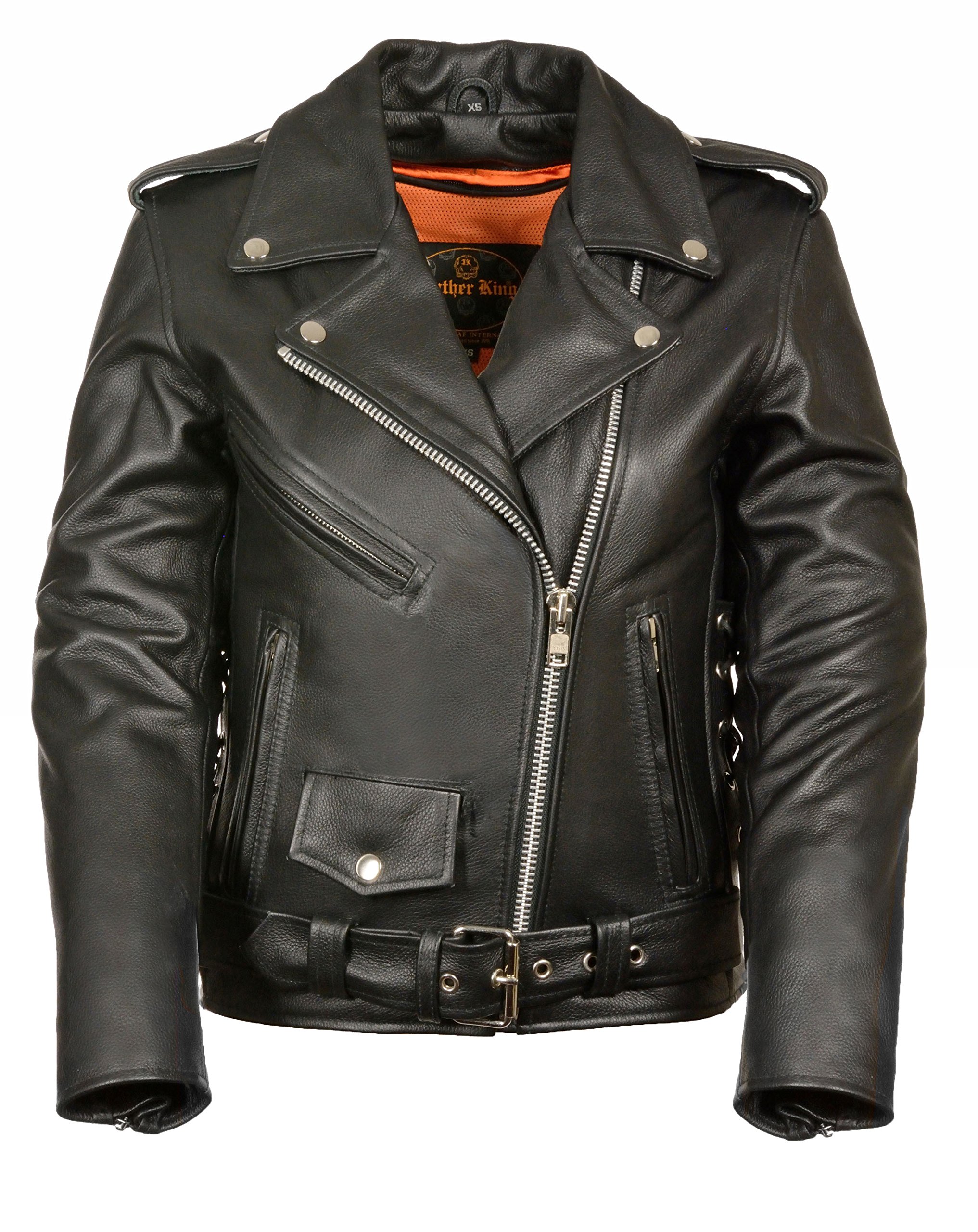 Women's Genuine Leather Full-Length Police Jacket - Classic Traditional Style for Law Enforcement & Motorcycle Riding - Perfect for Duty, Cosplay & Outdoor Adventures