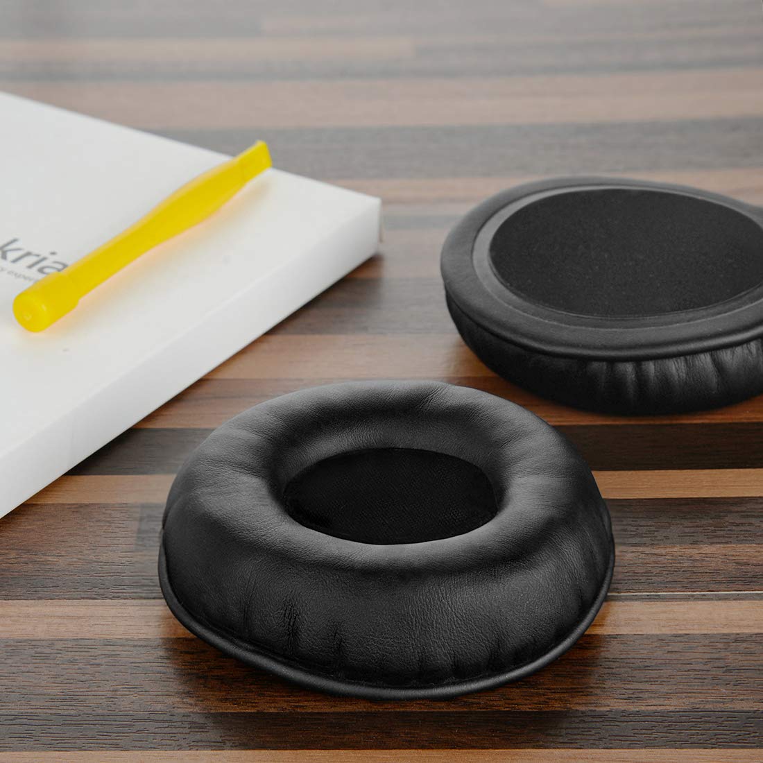 Geekria QuickFit Replacement Ear Pads for AKG K518 K518DJ K81 K518LE Headphones - Premium Memory Foam Ear Cushions & Earpads (Black) - Perfect for Gaming, Music & Studio Use