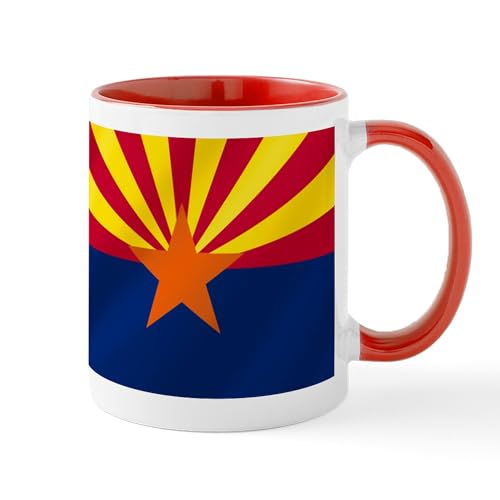 White/Red Inside - Arizona State Flag Mug
