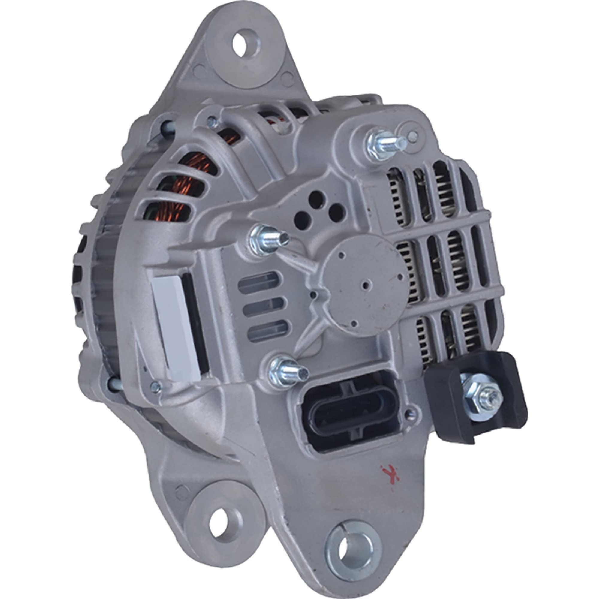 Renault Premium 330 95 1995 Alternator Replacement - 10.8L 24V 110Amp Internal Fan Solid Pulley with Internal Regulator CW Rotation (Part# AVI147J3110HD, 7420842445) - Perfect for Heavy-Duty Truck Engine Repairs & Fleet Maintenance