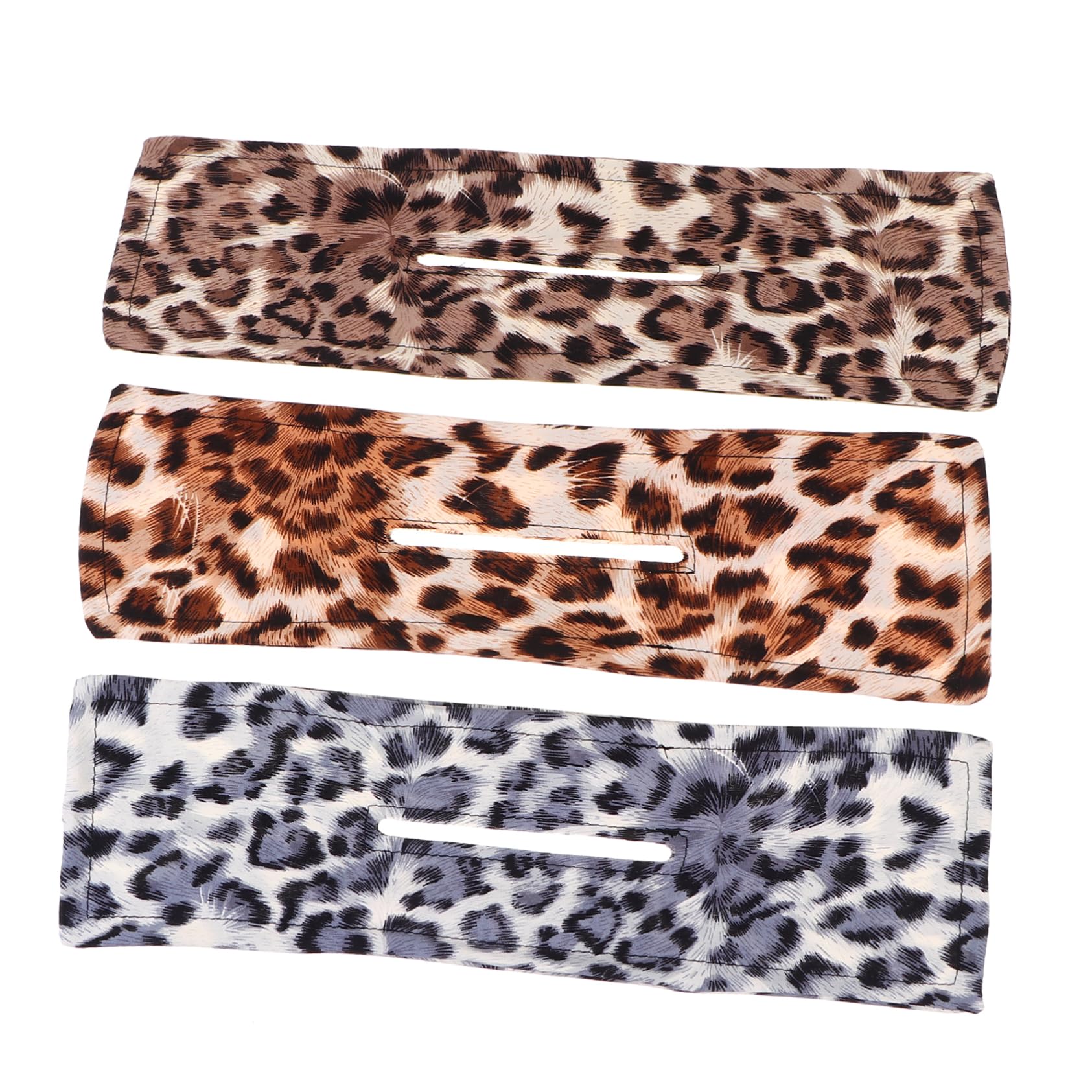 Beatifufu 3-Piece Bow Headband Set - Hair Bun Holders & Shapers for Women | Soft Polyester Fabric Hair Ties & Bun Makers | Perfect for Curly Hair Styling, Updos & Everyday Wear (Brown)