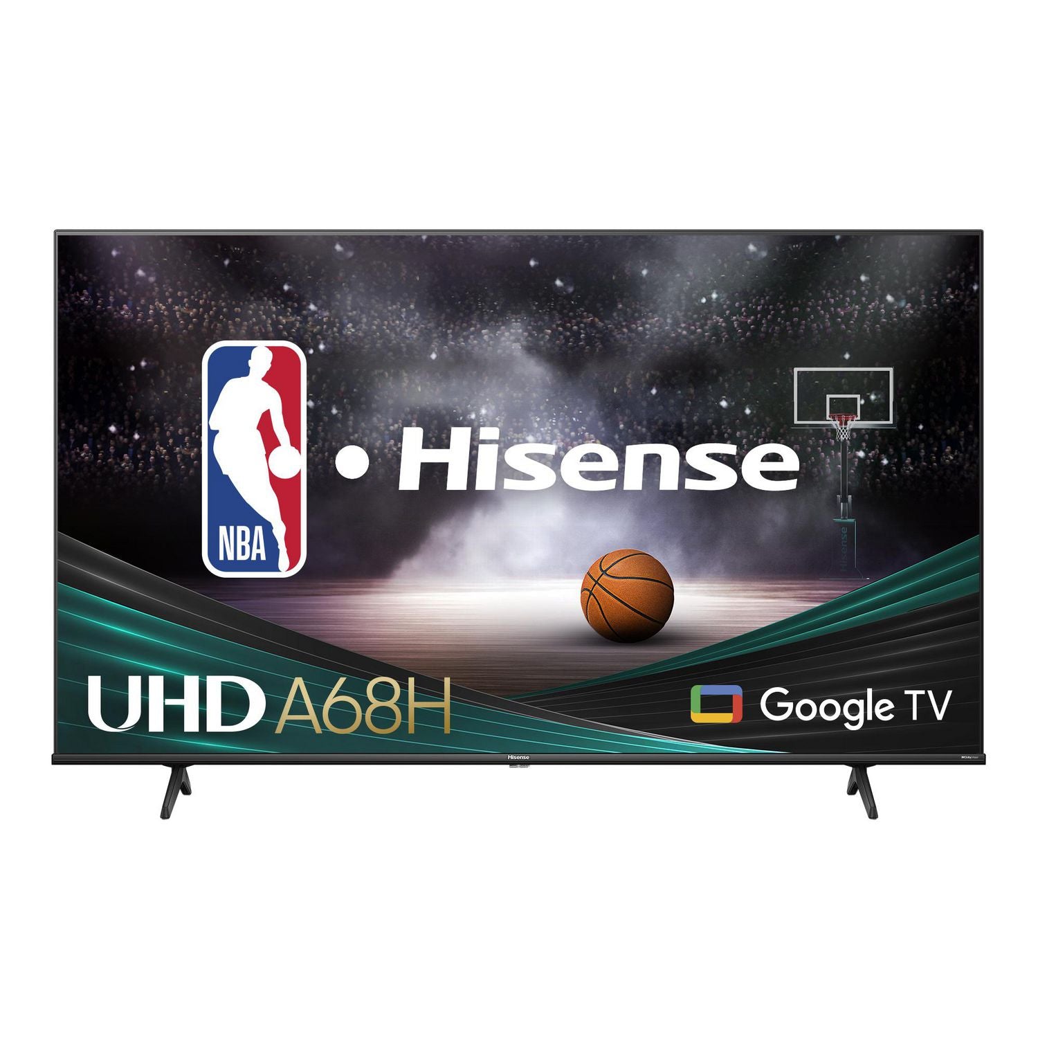 Hisense 55A68H 55-Inch 4K UHD Smart TV with Google Assistant - HDR, Dolby Vision, Voice Remote for Streaming Netflix, Prime Video | Perfect for Living Room, Bedroom & Home Theater