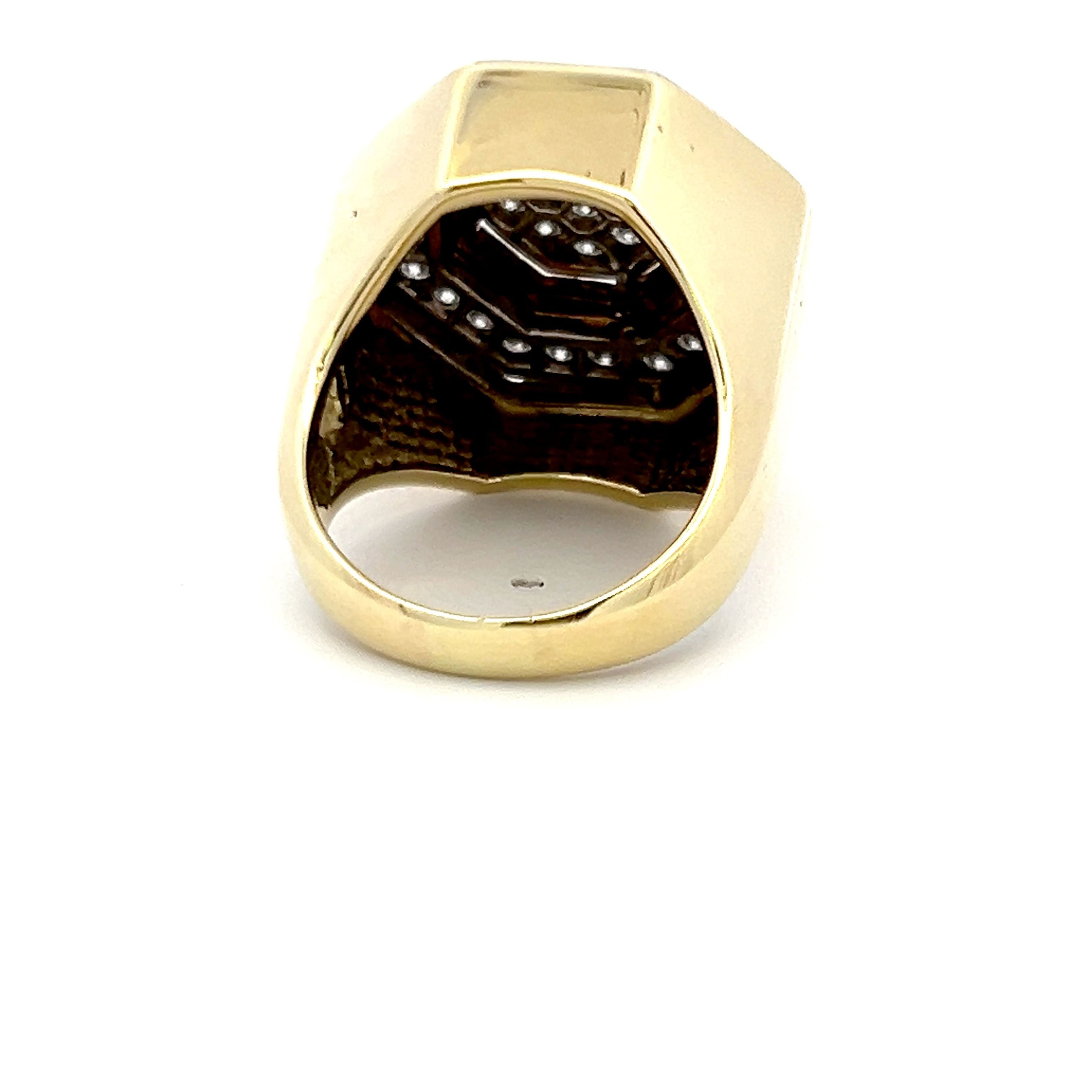 1.55 Carat Round Brilliant H VS2 Diamond Engagement Ring in 14K Yellow Gold - Perfect for Weddings, Anniversaries & Special Occasions