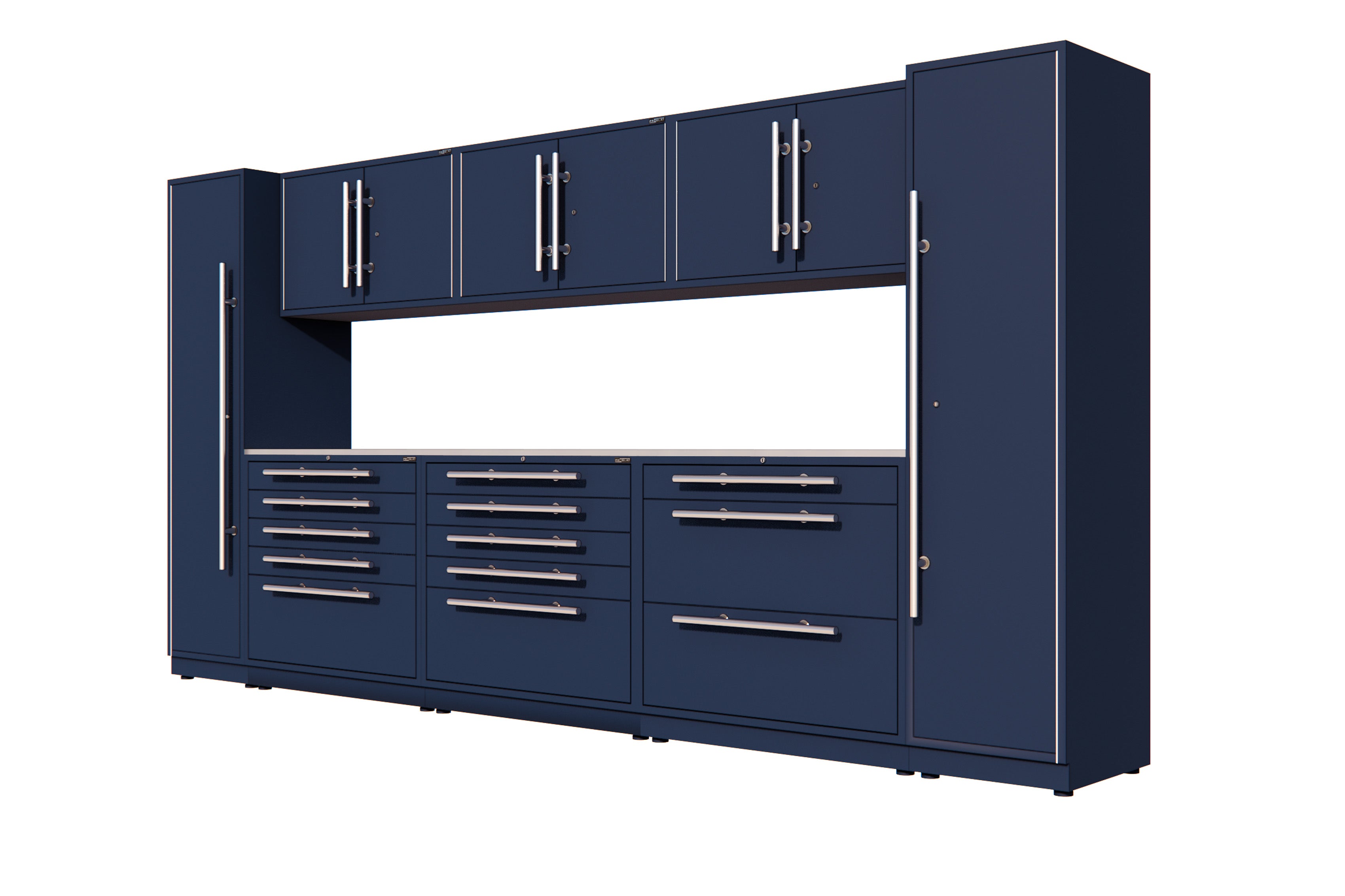ProSlat LUX 160 Single Door Locker Preconfigured Array - Heavy Duty Garage Storage & Organization for Tools, Sports Gear & Home Essentials