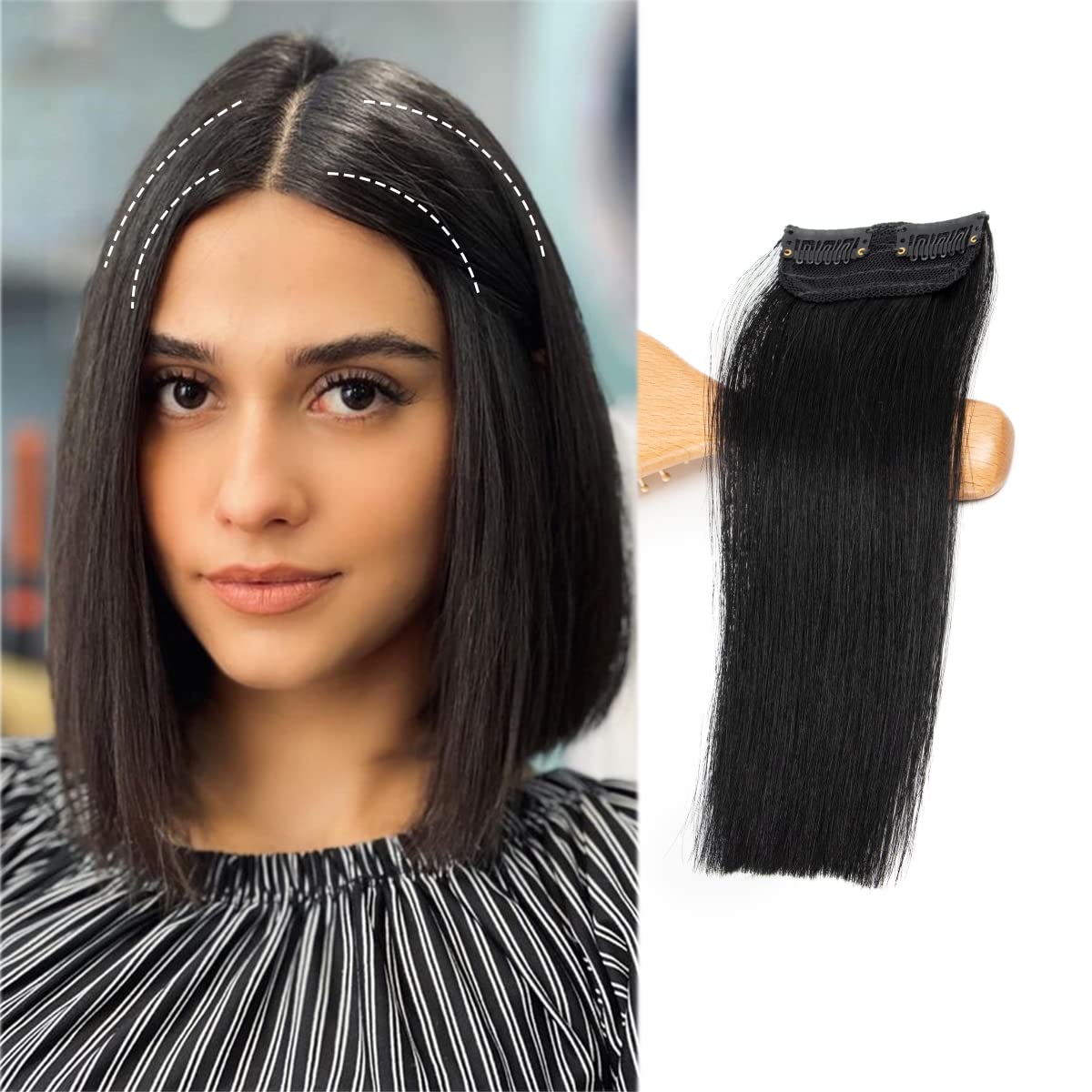 Short Clip-In Human Hair Extensions 8