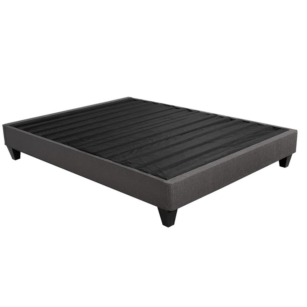 Primo International Speedy Bed Frame with Sturdy Base - Grey - Perfect for Modern Bedrooms, Guest Rooms & Dormitories