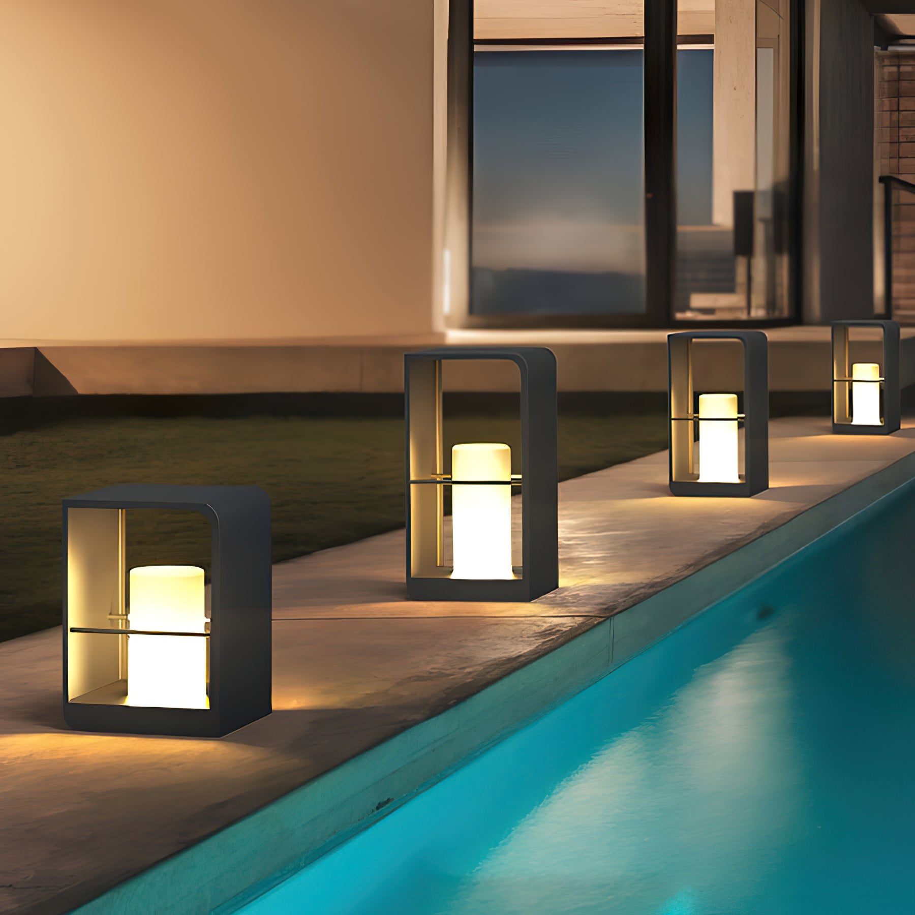 Zephyra Solar Powered Outdoor Garden Lights - Waterproof LED Landscape Lighting for Patio, Yard, Pathway, and Backyard Decor