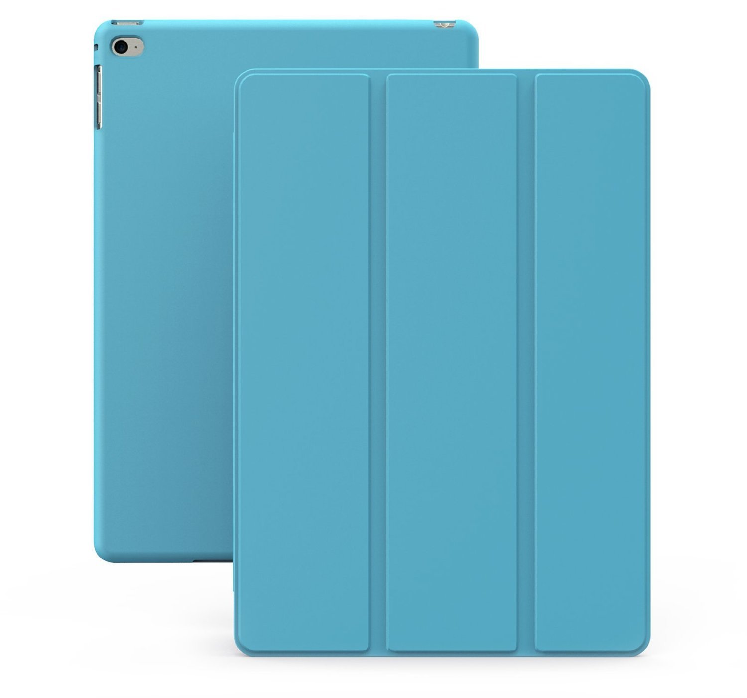 KHOMO Ultra Slim iPad Air 2 Case with Auto Sleep/Wake | Dual Series Protective Cover for Apple iPad Air 2nd Generation Tablet - Blue | Perfect for Work, Travel & Home Use (ip-air-2-blue)