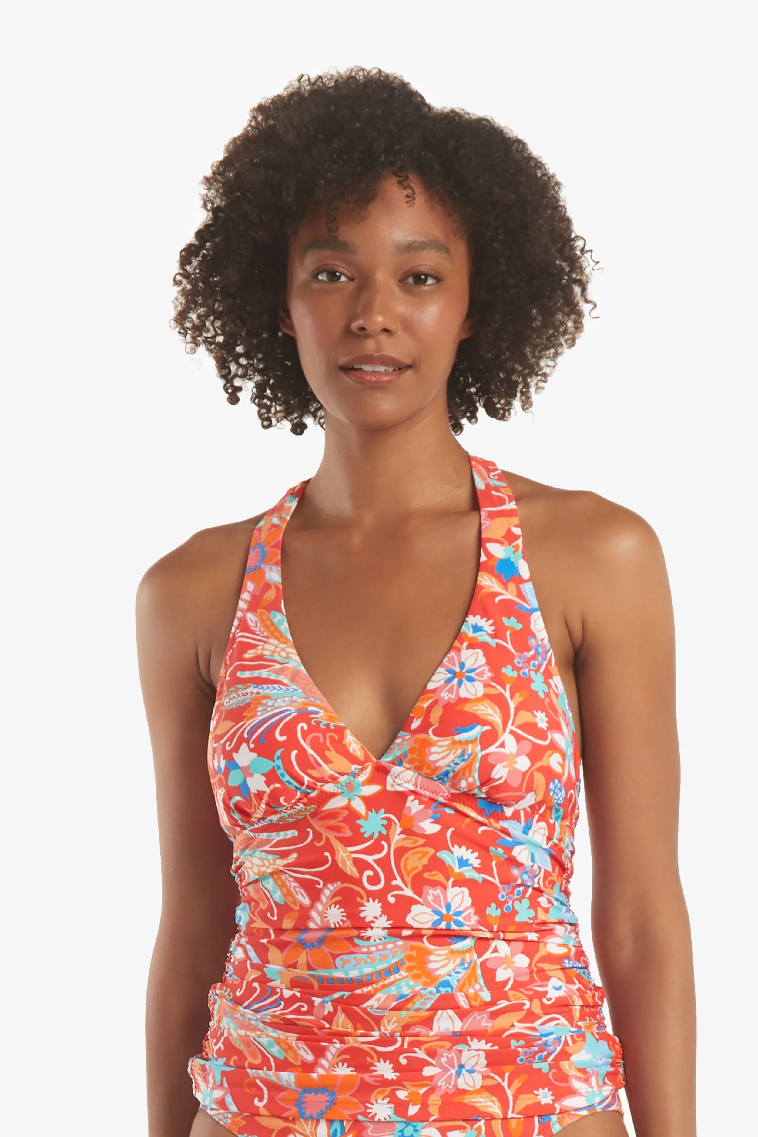 Liliana Halterkini Bikini Top - Sexy Crisscross Back Swimsuit for Women | Perfect for Beach, Pool, and Summer Vacations