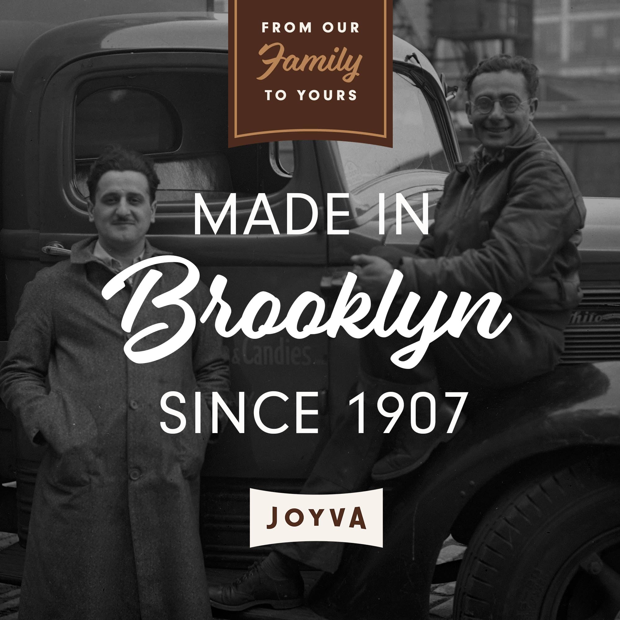 Joyva Halvah – Marble, 1.75oz Pack of 36 | Premium Sesame Candy Snack | Dairy Free, Gluten-Free & Kosher Parve | Handcrafted in Brooklyn | Perfect for Gifts, Parties & Healthy Desserts