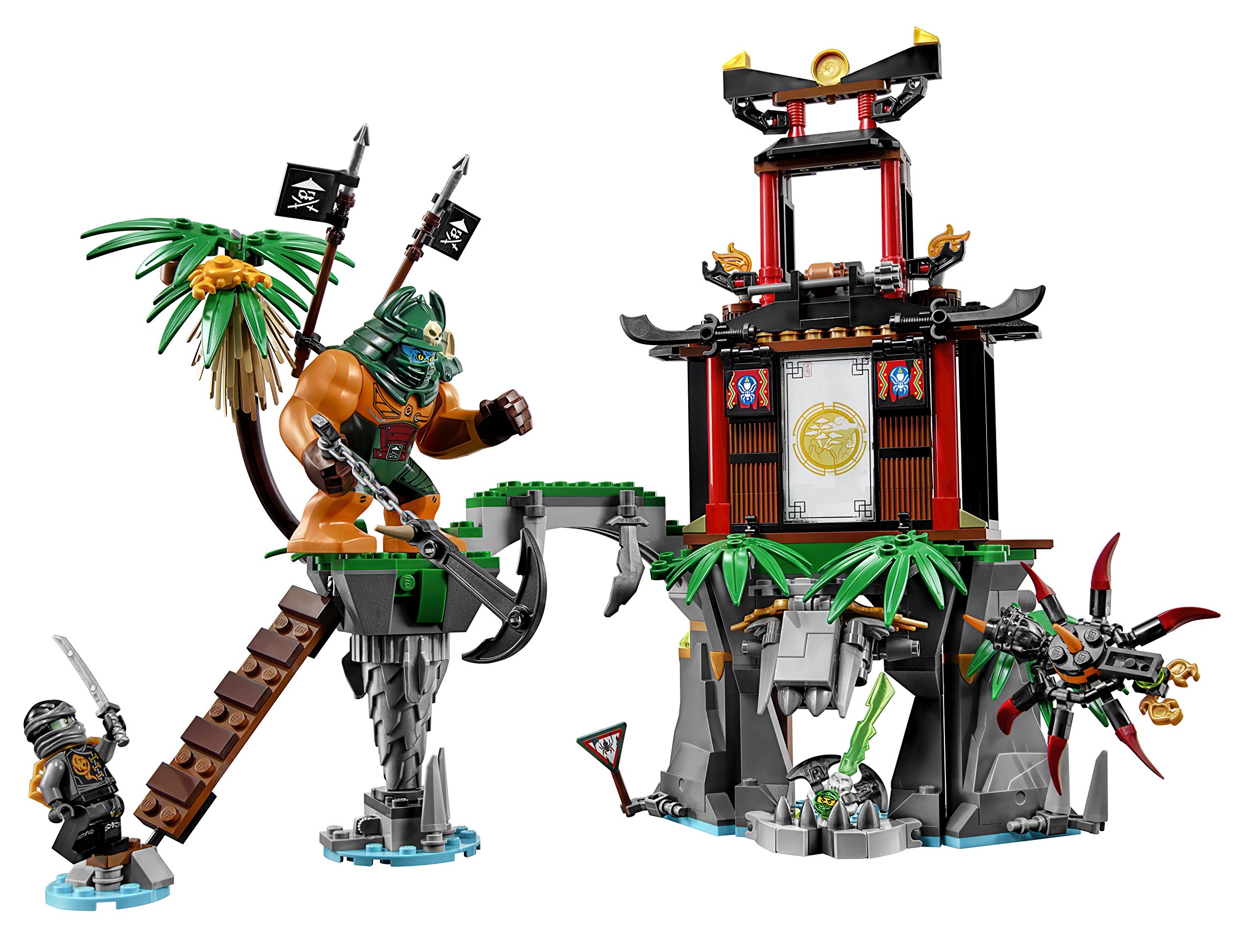 LEGO Ninjago Tiger Widow Island 70604 Building Kit (450 Pieces) - Creative Construction Toy for Kids, Perfect for Birthday Gifts & Ninja-Themed Playtime