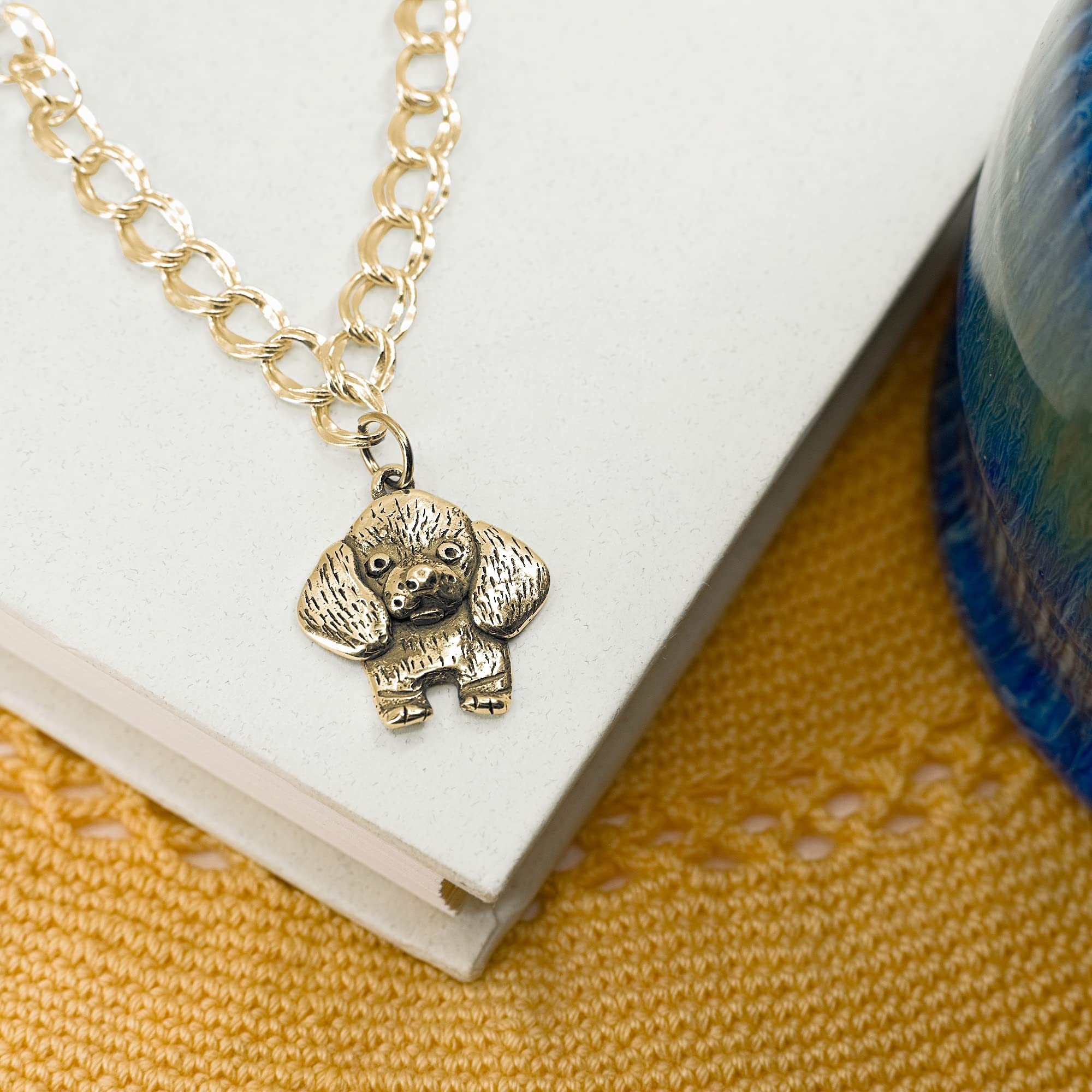 14K Gold Dachshund Puppy Charm for Charm Bracelet - Elegant Dog Lover Gift for Women, Girls - Perfect for Birthdays, Anniversaries & Everyday Wear