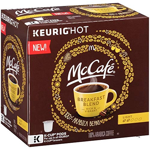 Premium Keurig K-Cup Coffee Pods - 18 to 100 Count Variety Pack (Light, Medium & Dark Roast) | McCafé Breakfast Blend & Other Flavors | Perfect for Home, Office & Coffee Break