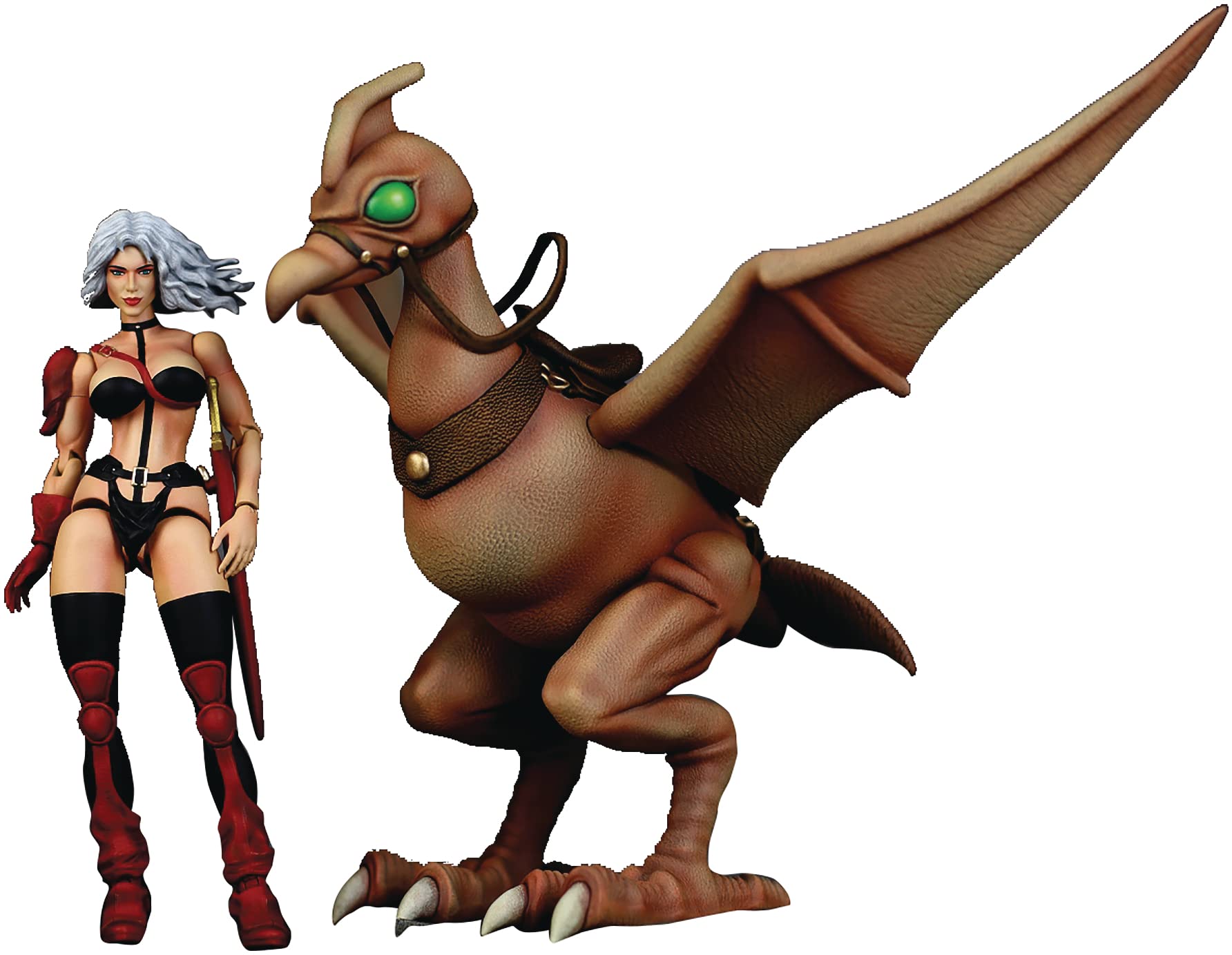 INC. Heavy Metal TAARNA & AVIS Deluxe 1/12 Scale Action Figure Box Set - Collectible Anime Model for Display & Cosplay Enthusiasts