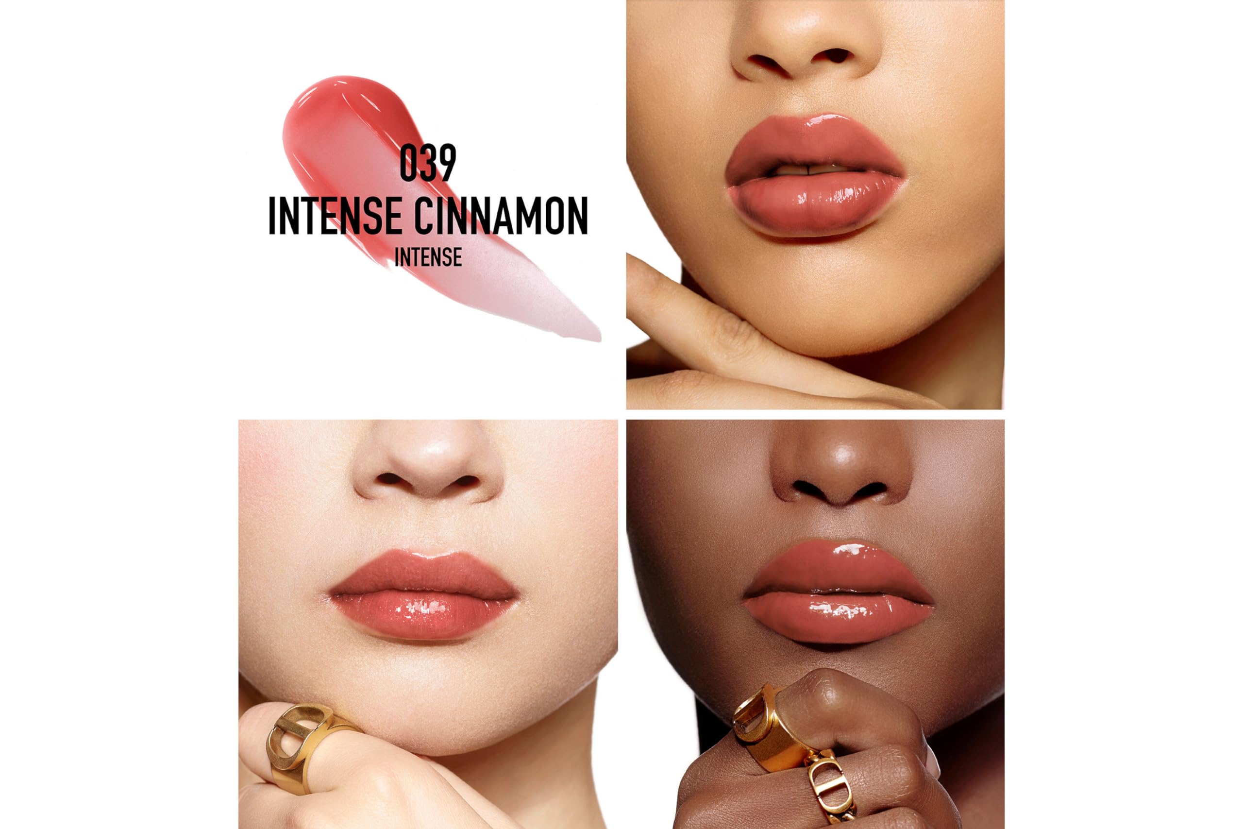 Dior Addict Lip Maximizer Plumping Gloss - #039 Intense Cinnamon (0.2 oz) | Volumizing Lip Gloss for Fuller Lips | Perfect for Date Night & Special Occasions