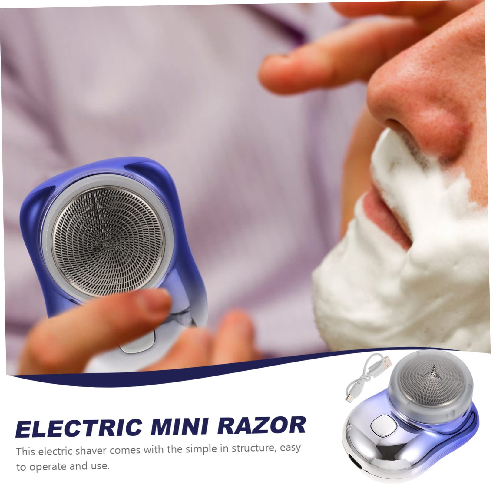 Men's Electric Body Hair Shaver - Rechargeable Travel Razor for Gentle & Smooth Shaving | Perfect for Gym, Travel & Quick Grooming at Home