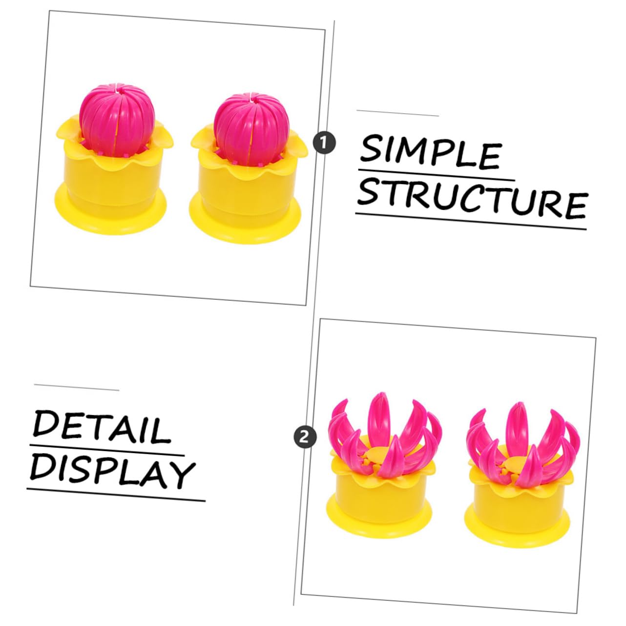 BESTOYARD 4-Piece Steamed Bun Maker Set - Baozi, Dumpling & Pastry Mold for Homemade Buns, Pies & Desserts | Durable Plastic Cooking Gadget for Asian Cuisine | Perfect for Meal Prep, Party Snacks & Family Cooking