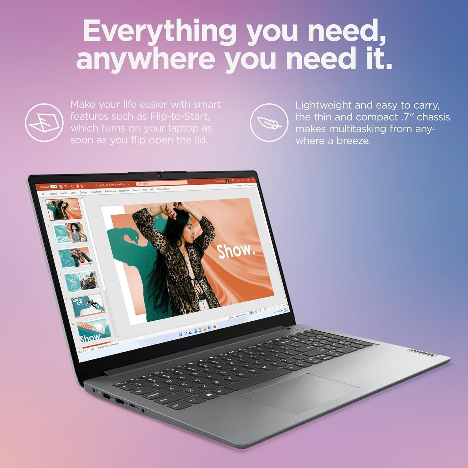 Lenovo 2025 Touchscreen Laptop - 40GB RAM, 1.5TB SSD (1TB PCIe + 512GB Portable SSD), Intel Core i3-1215U, Windows 11 with Microsoft Office - Perfect for Business, Home & Travel Use