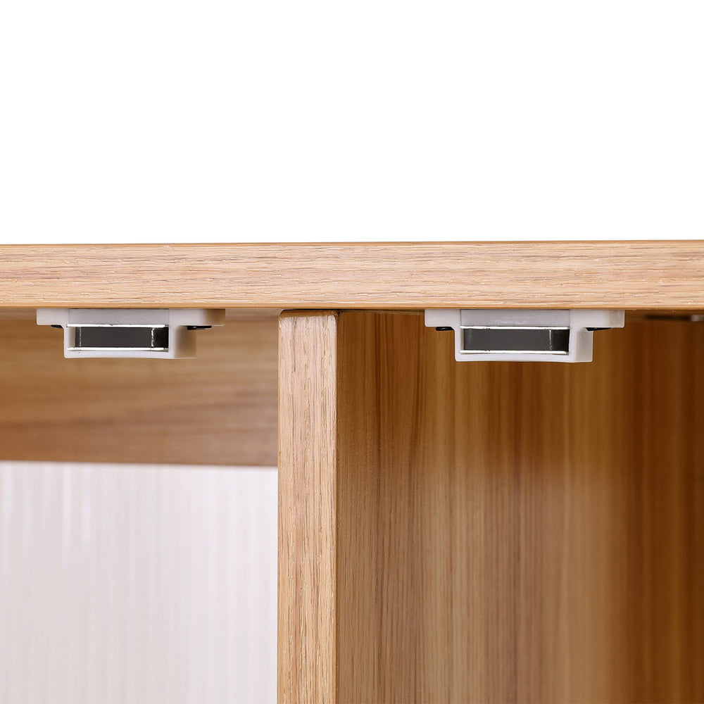 Stylish Oak Buffet Sideboard with Double Doors - Perfect for Dining Room Storage & Display