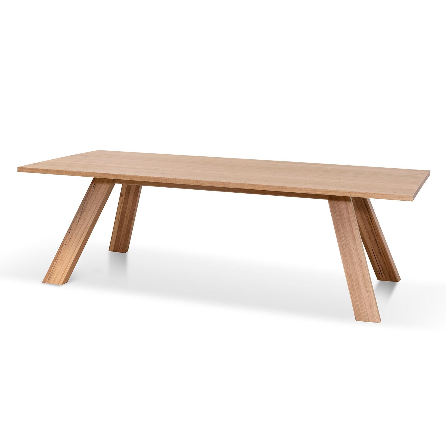 Alden 2.4m Solid Wood Dining Table - Premium Messmate Timber - Perfect for Family Gatherings & Dinner Parties - Last One in Stock