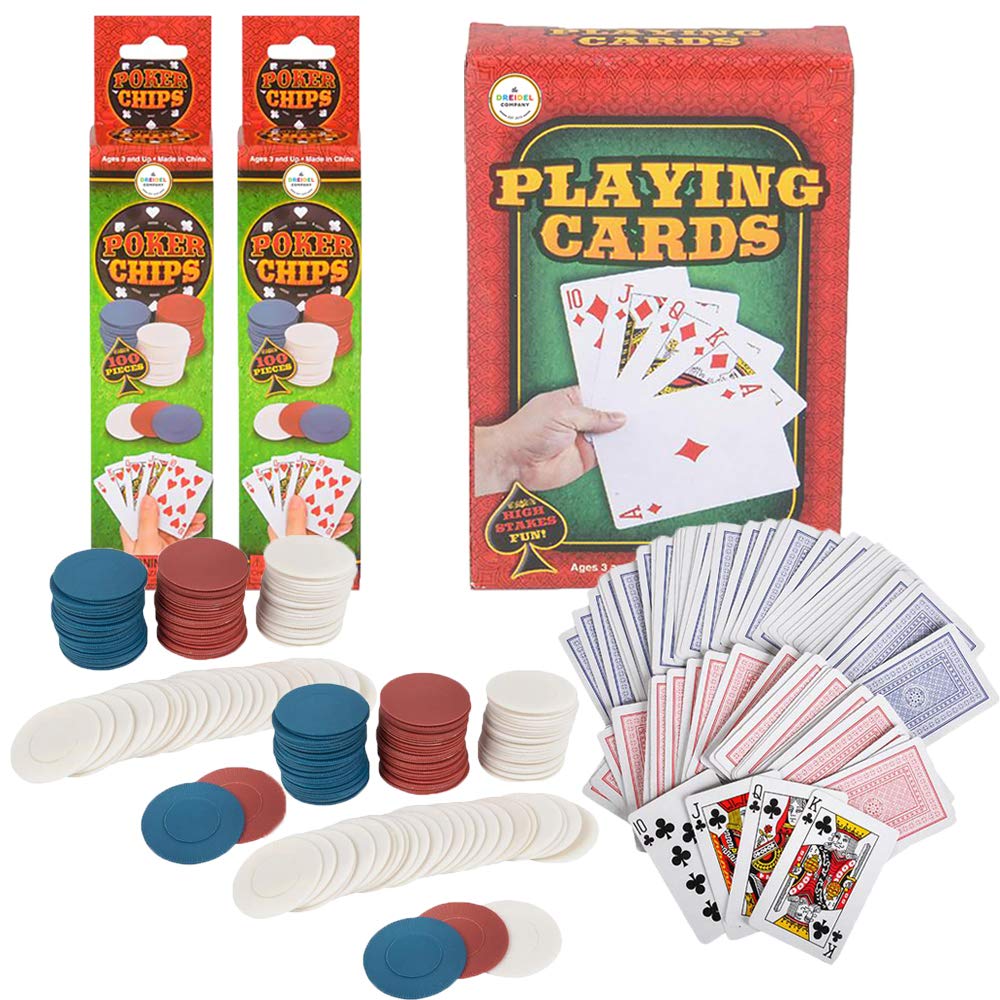 Premium Poker Chips Set with Playing Cards - 200 Casino Style 1.5
