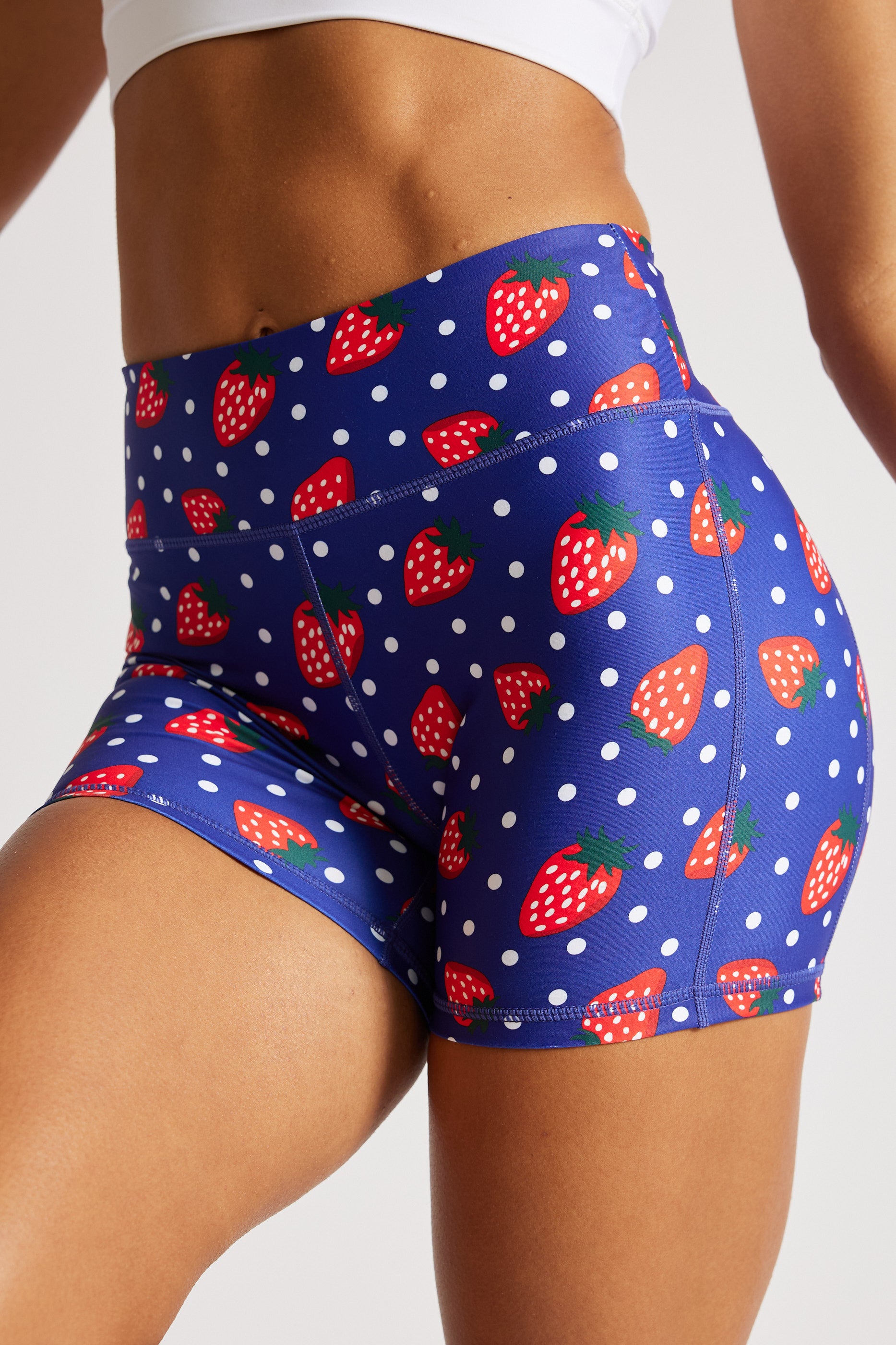 Polka Strawberry Print Dress - Cute & Floral Summer Dress for Women | Perfect for Beach, Picnic & Date Night